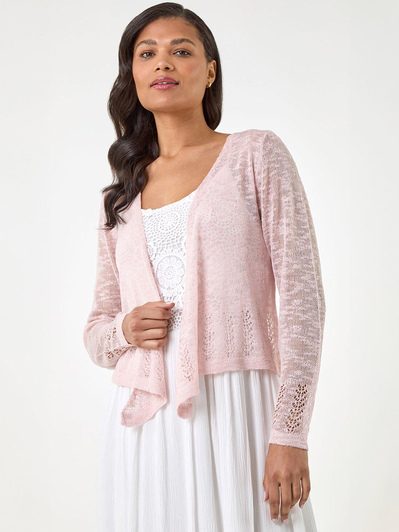 Image 4 of 5 of Roman Lightweight Knitted Shrug