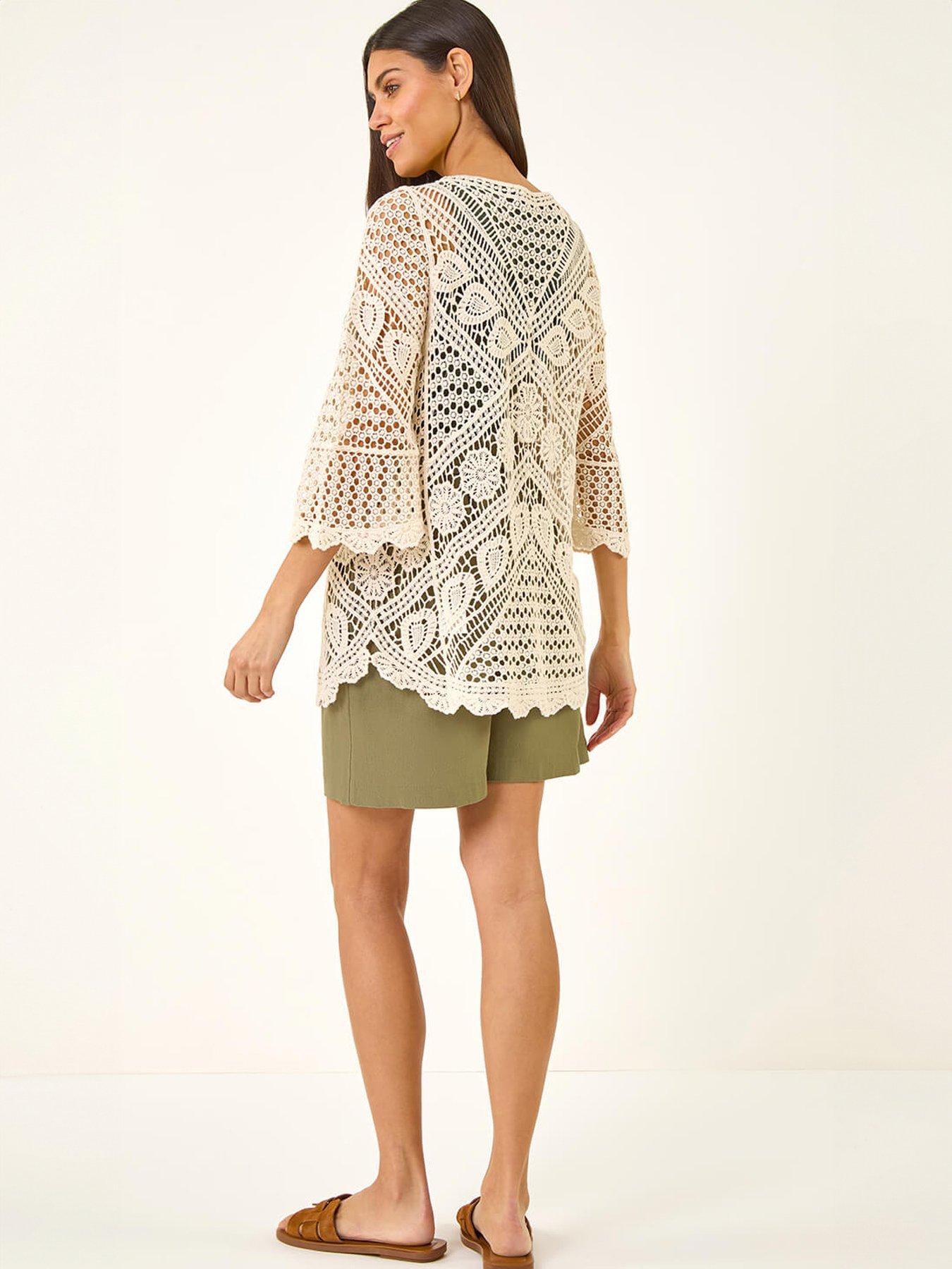 roman-crochet-lace-v-neck-open-knitstillFront