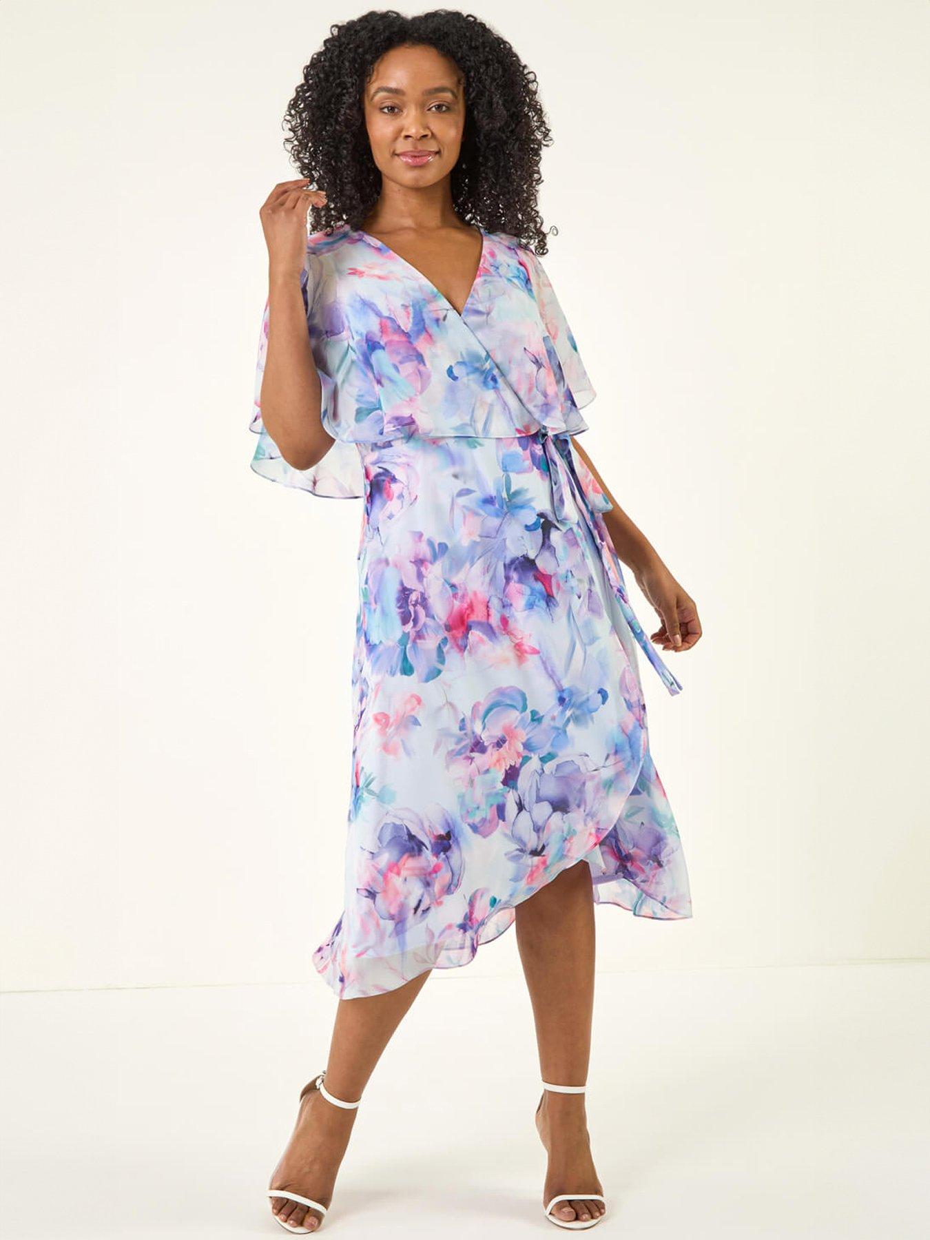 roman-petite-floral-tie-front-cape-dressback