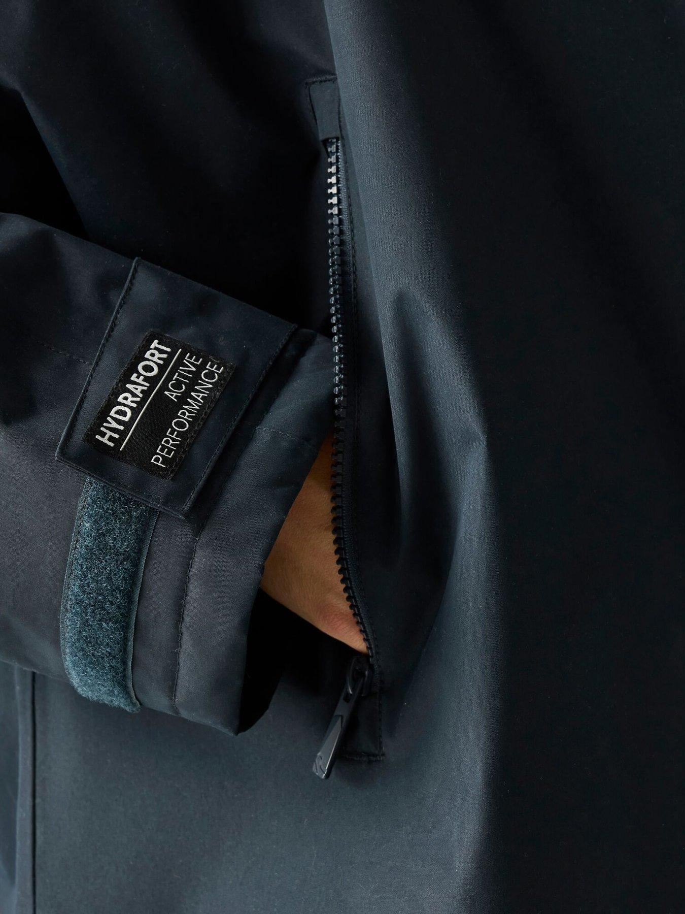 regatta-adult-waterproof-robe-navyivy-mossdetail