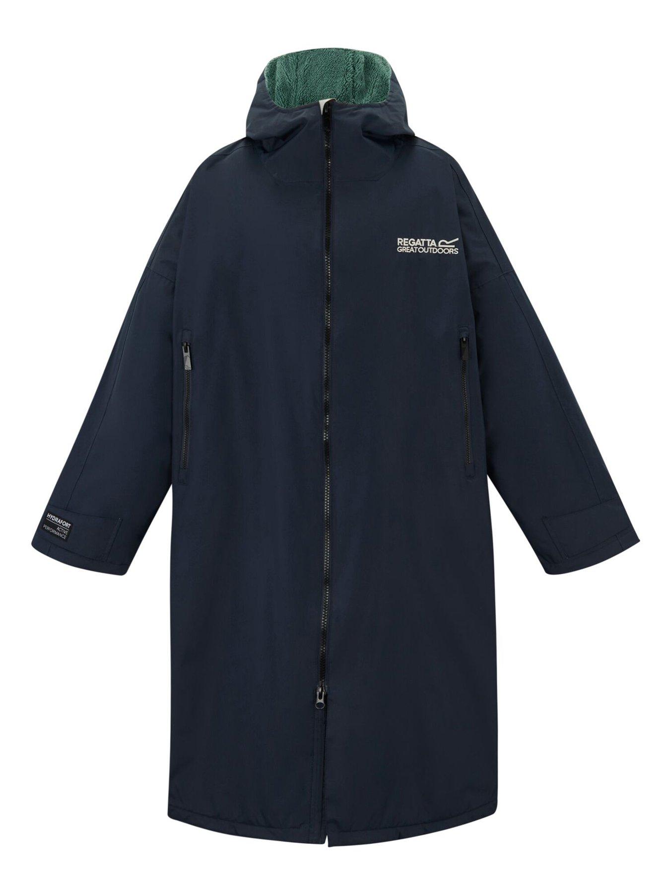 Image 7 of 7 of Regatta Adult Waterproof Robe- - IIvy Moss/Navy