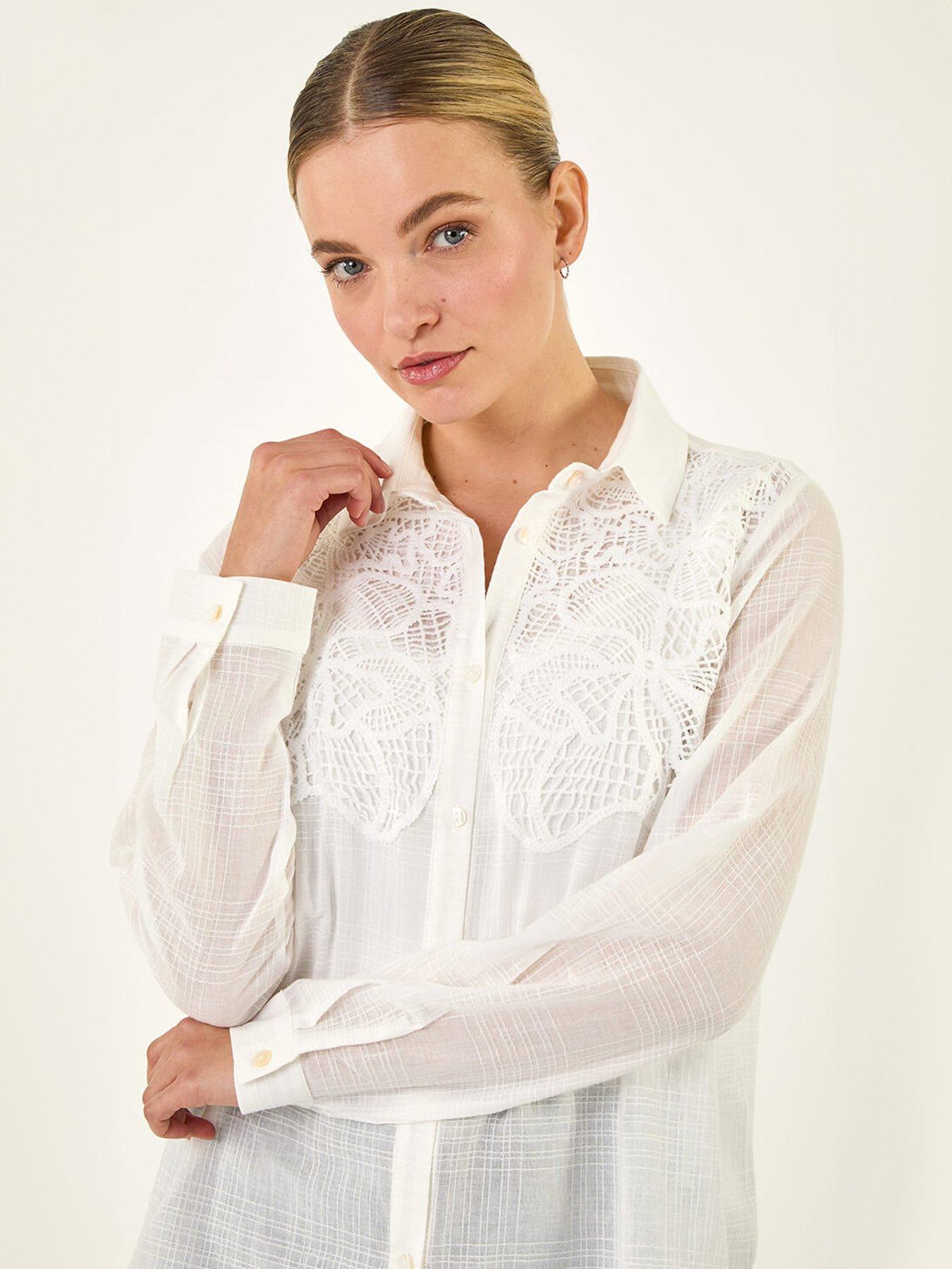 roman-dusk-lace-trim-button-shirtoutfit