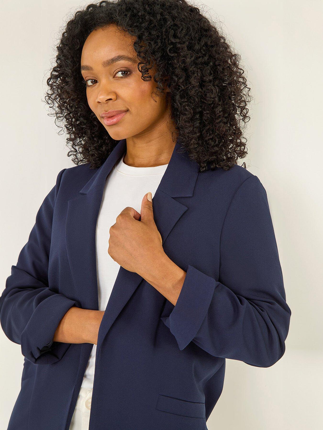 roman-petite-revere-collar-stretch-blazeroutfit