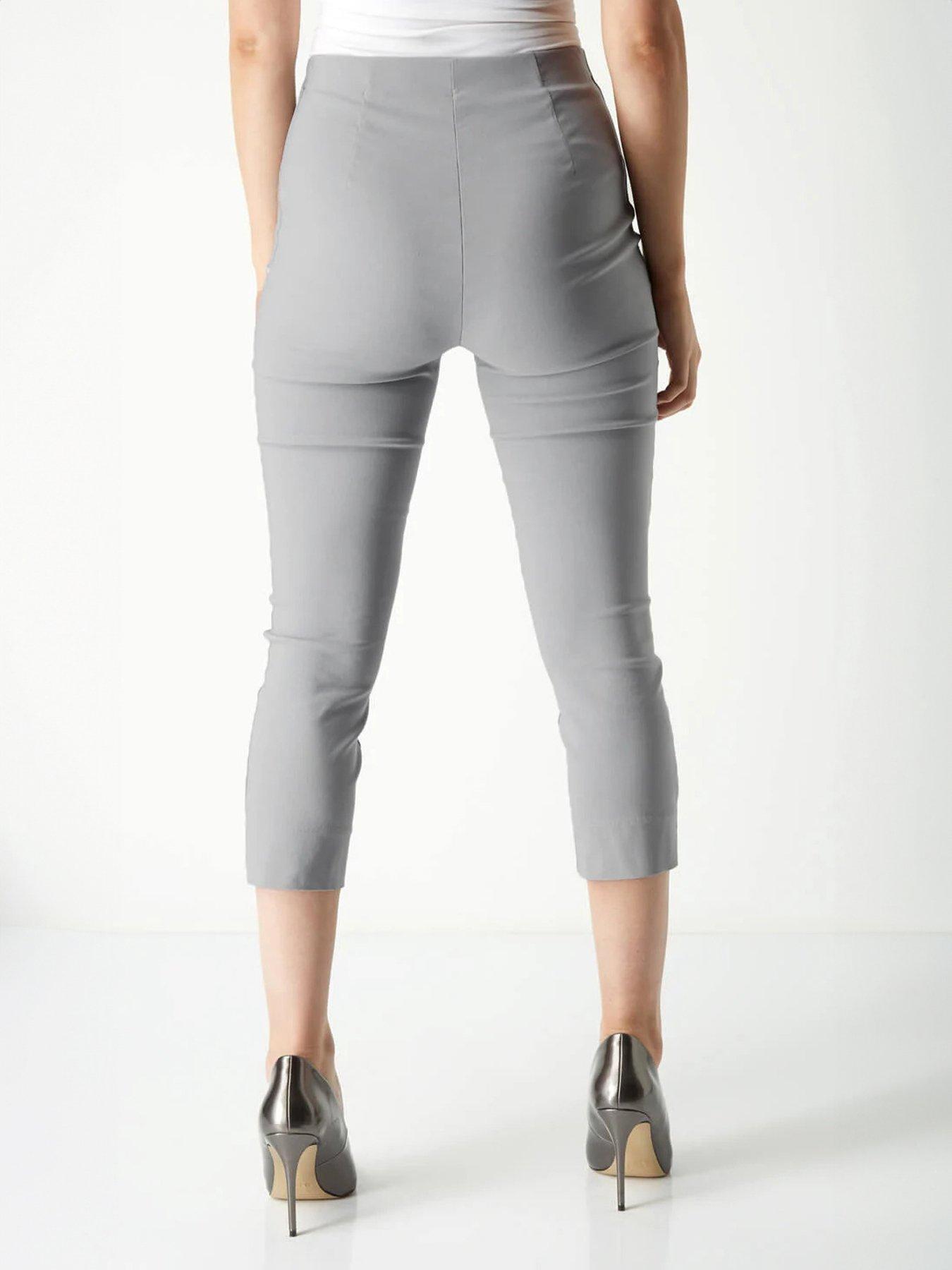 Image 2 of 5 of Roman Cropped Stretch Trousers