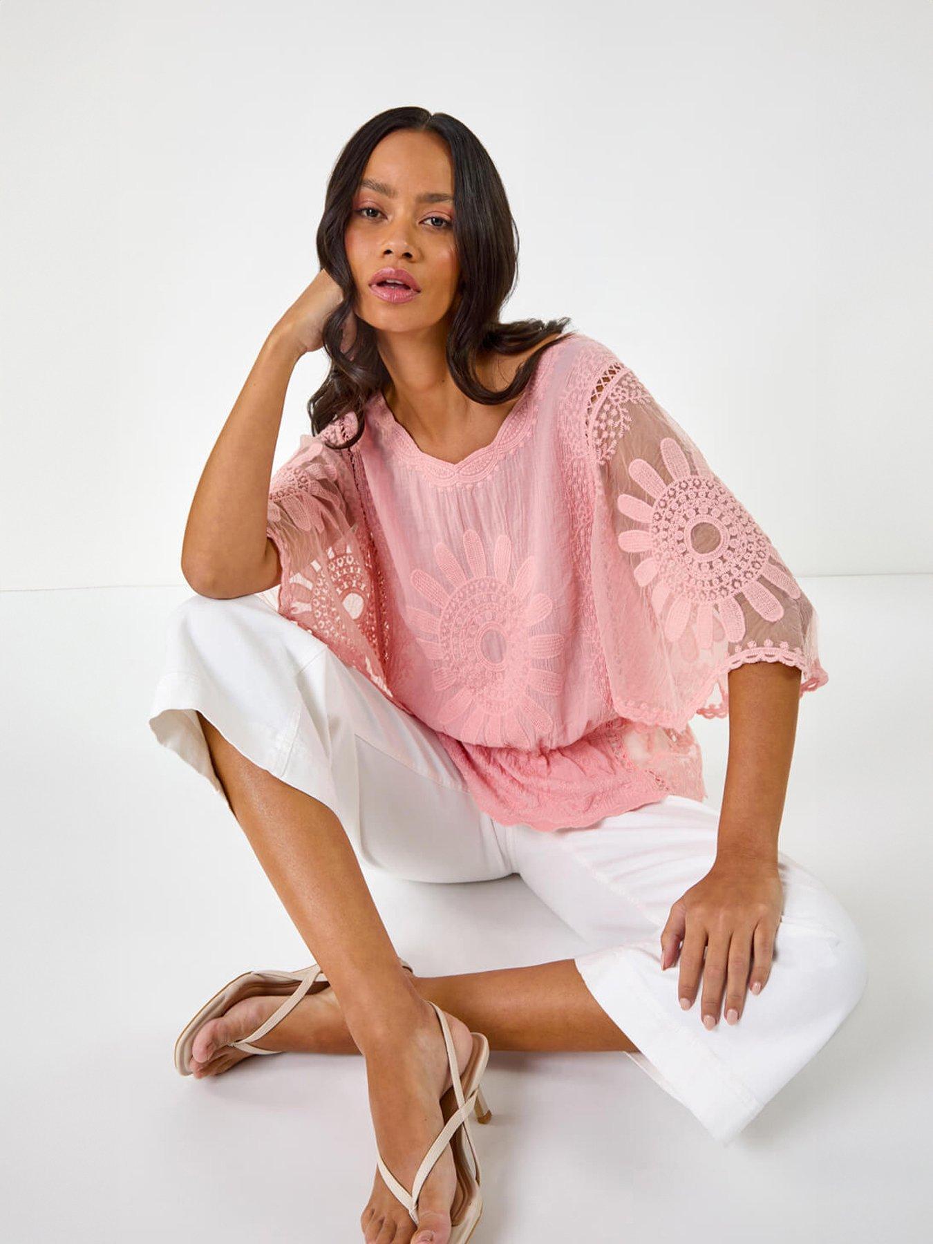 roman-dusk-sunflower-lace-blousefront