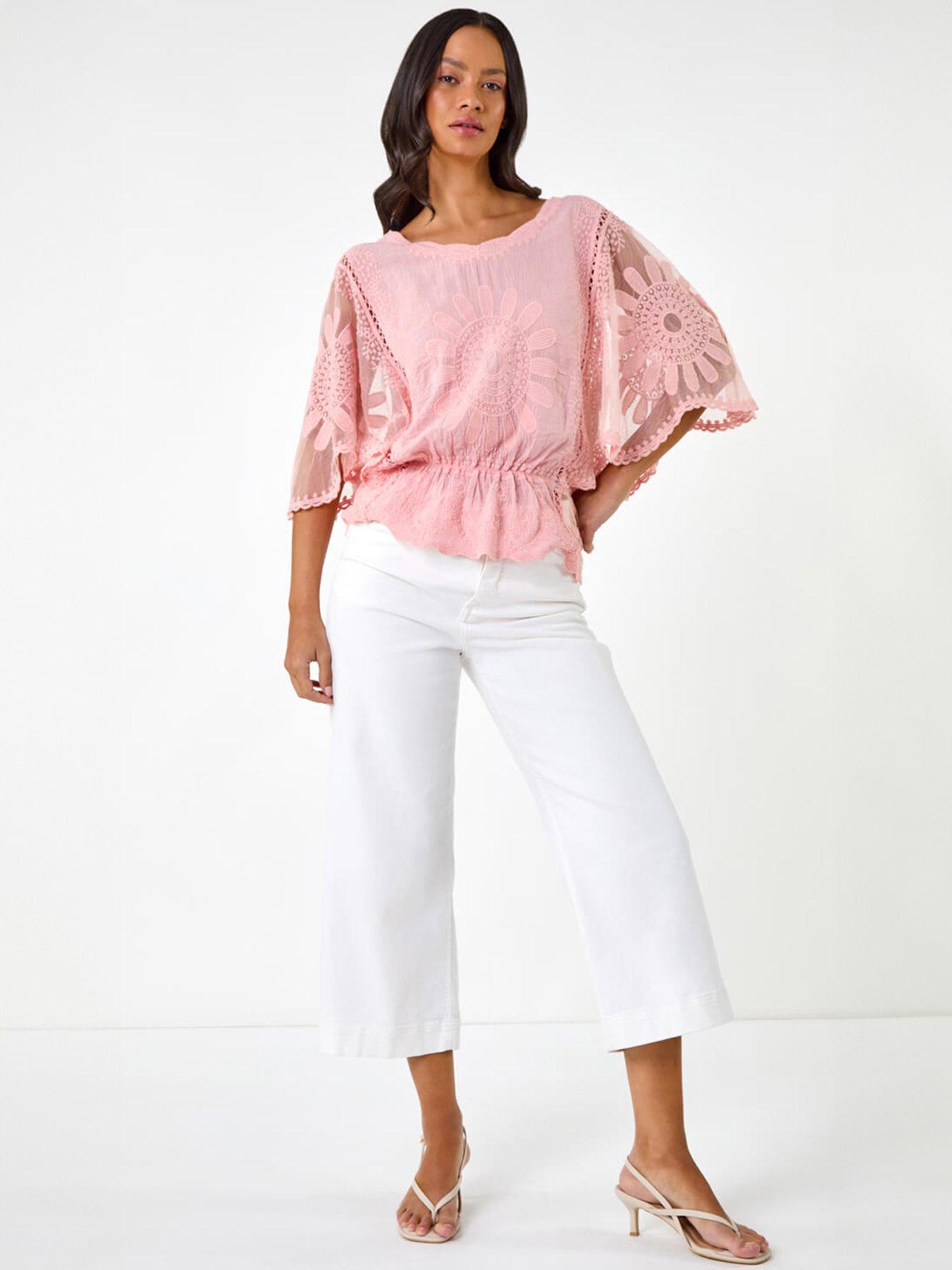 roman-dusk-sunflower-lace-blouseback
