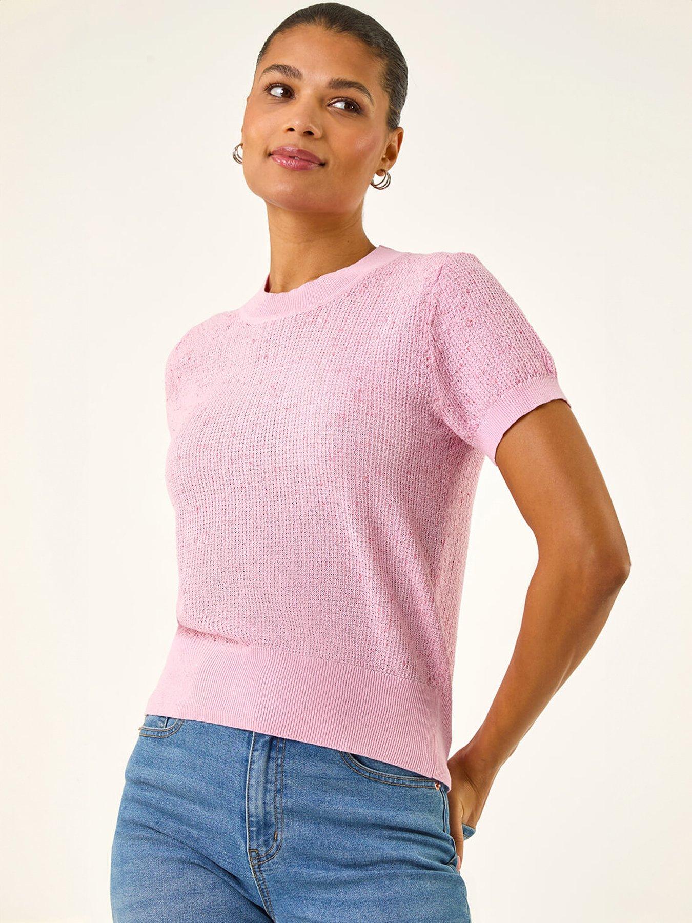 Image 4 of 5 of Roman Sequin Knitted Top