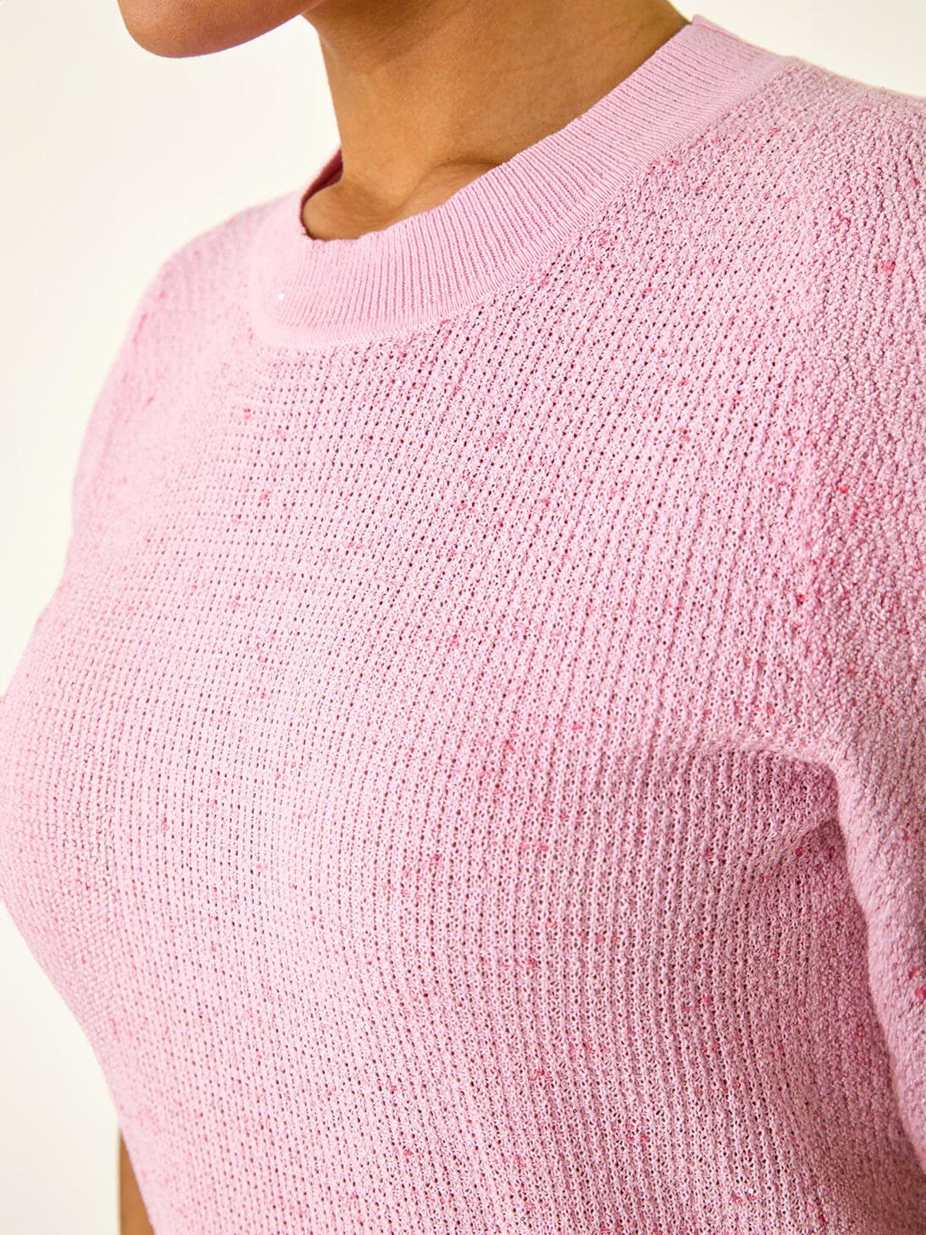 Image 5 of 5 of Roman Sequin Knitted Top