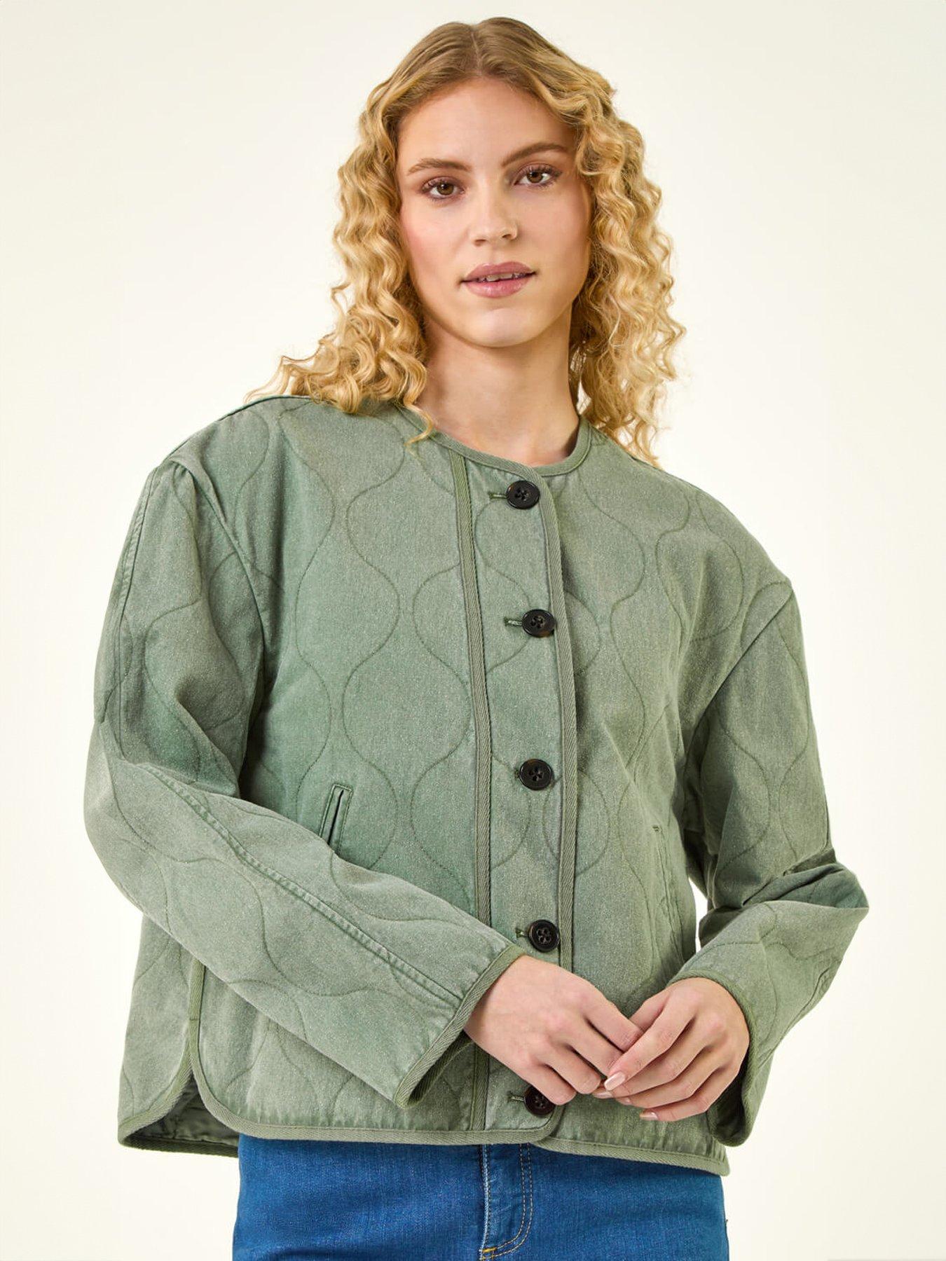Image 4 of 5 of Roman Cotton Twill Quilted Jacket