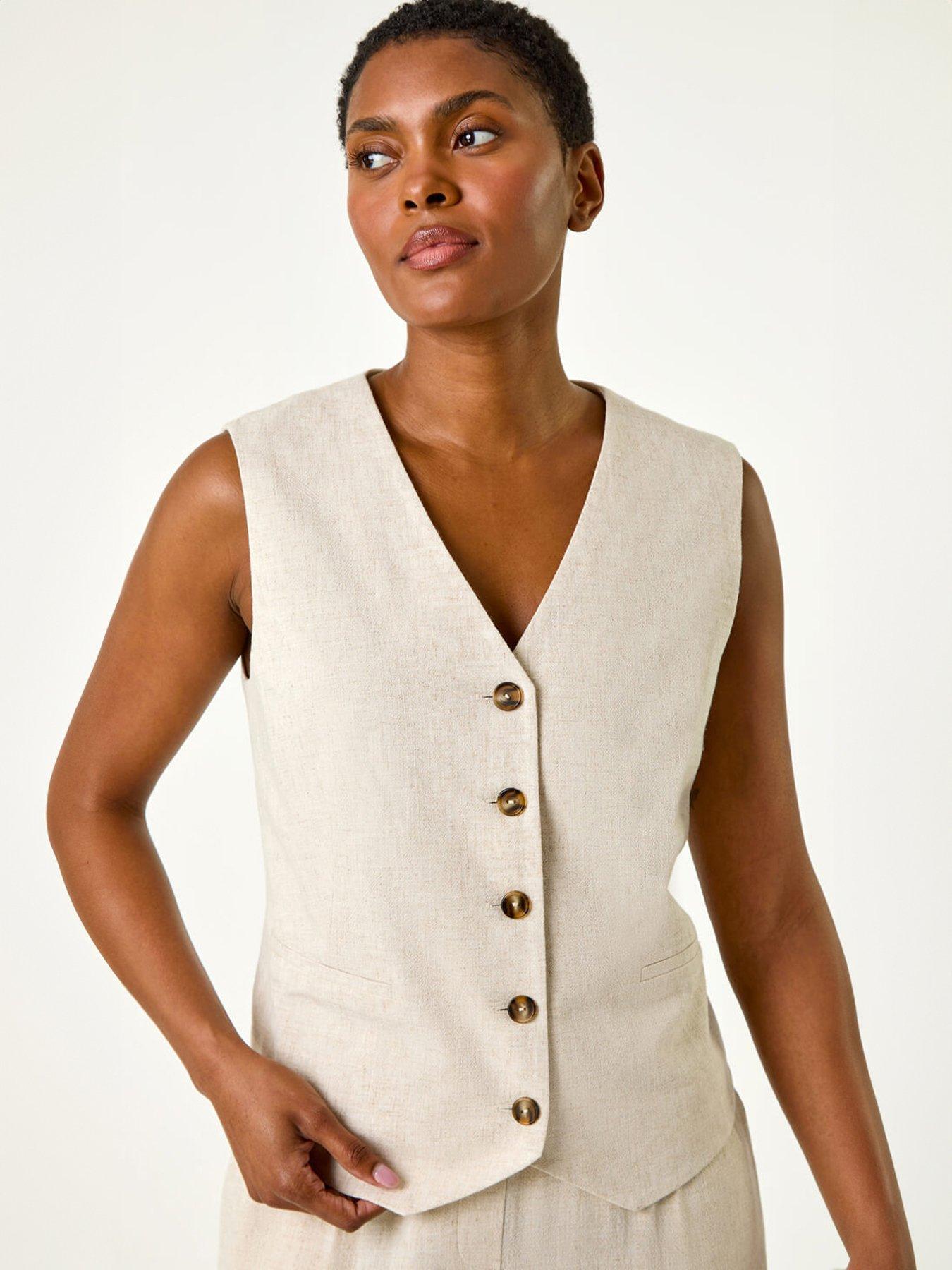 roman-linen-blend-button-through-waistcoatoutfit