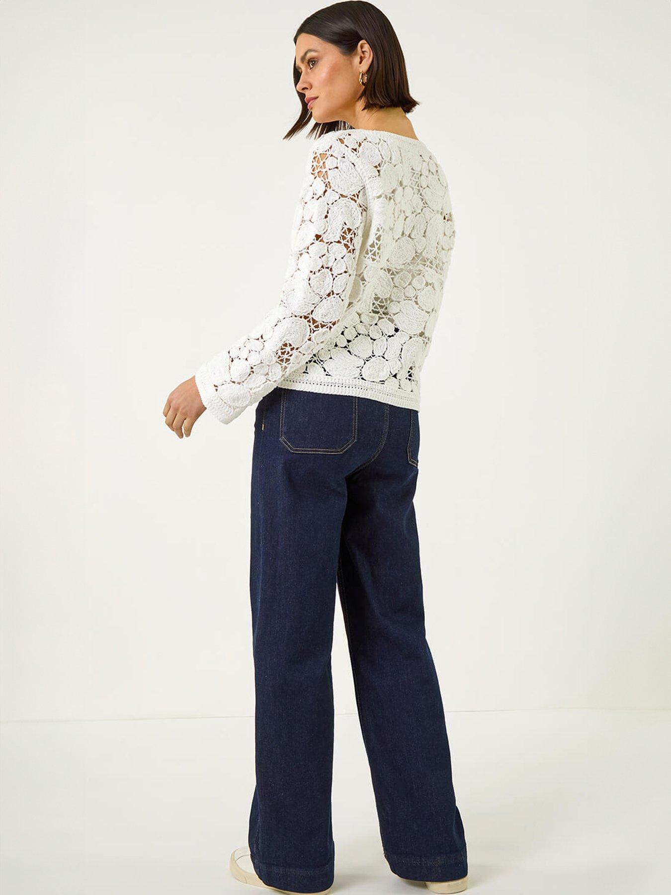 Image 2 of 5 of Roman Crochet Knit Jacket