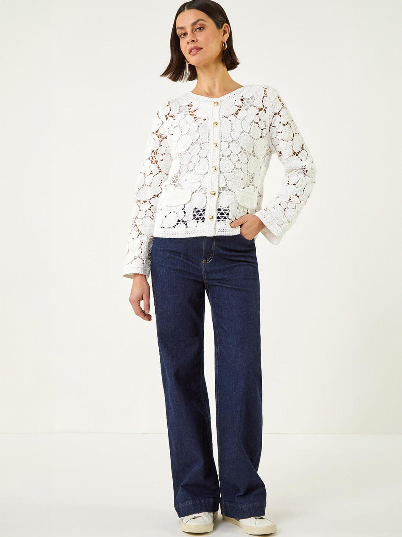 Image 3 of 5 of Roman Crochet Knit Jacket