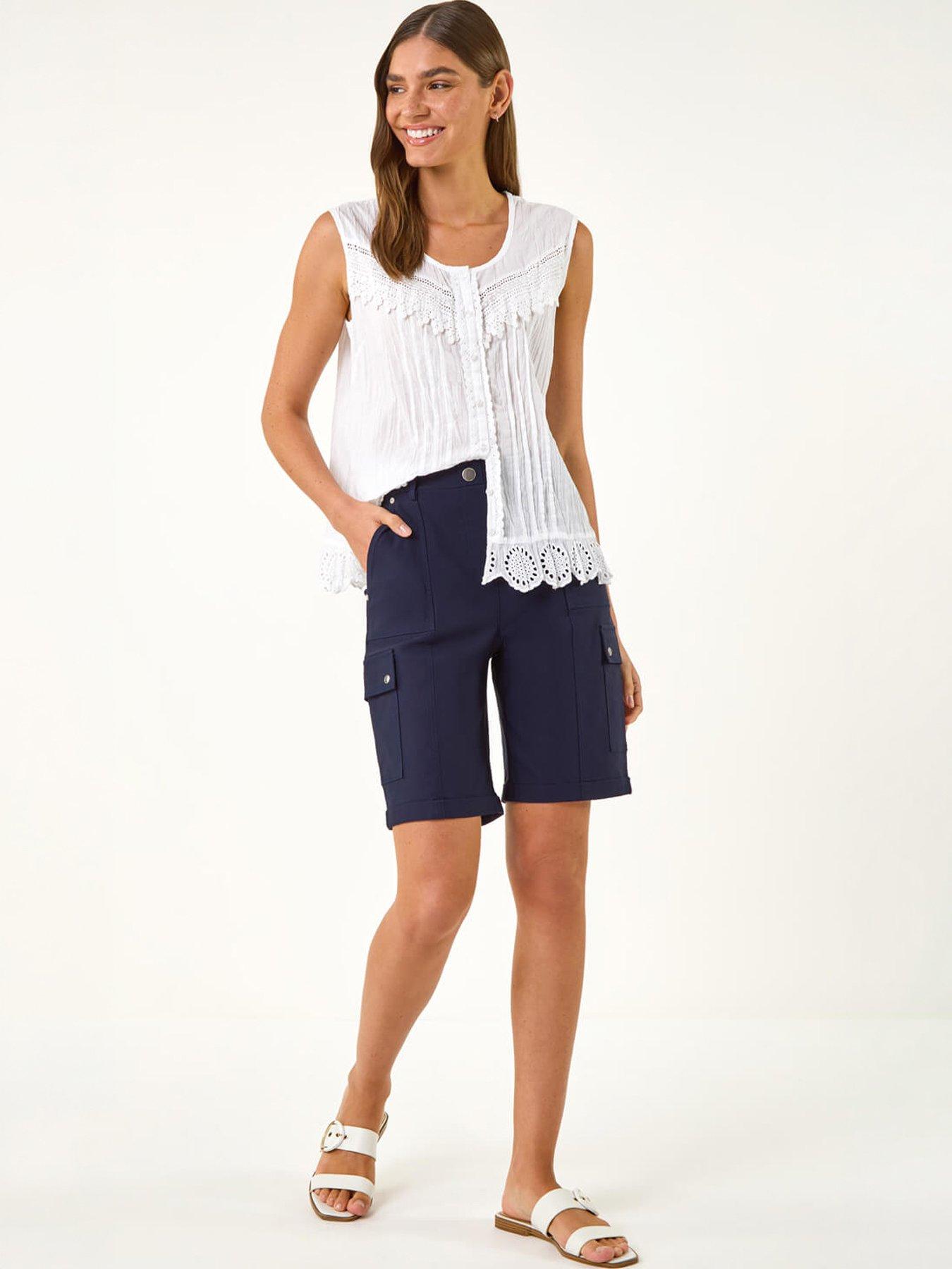 Image 5 of 5 of Roman Cargo Pocket Stretch Shorts