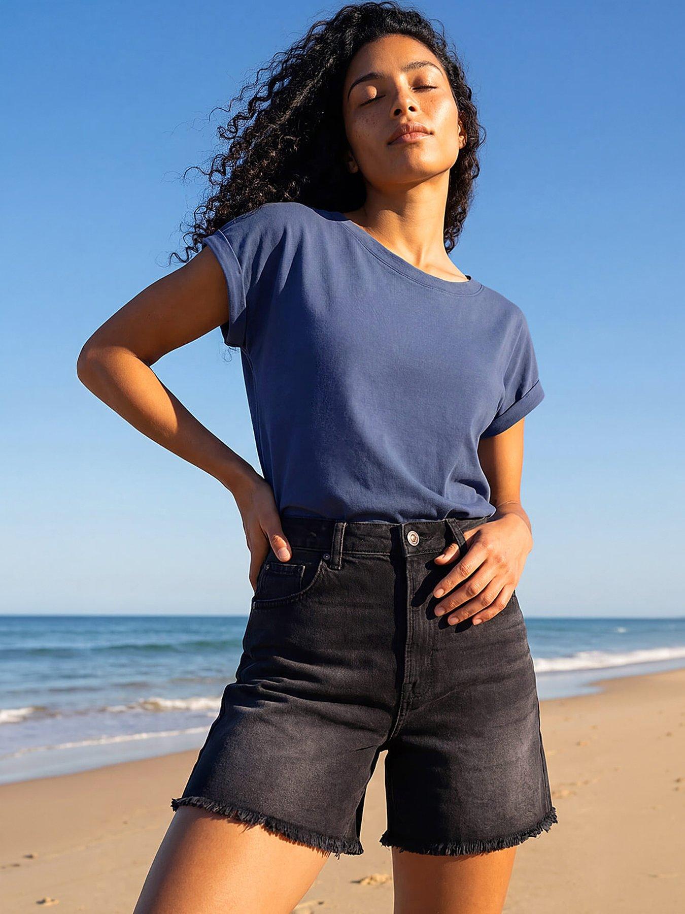 Image 1 of 5 of Roman Plain Stretch Cotton Jersey T-Shirt