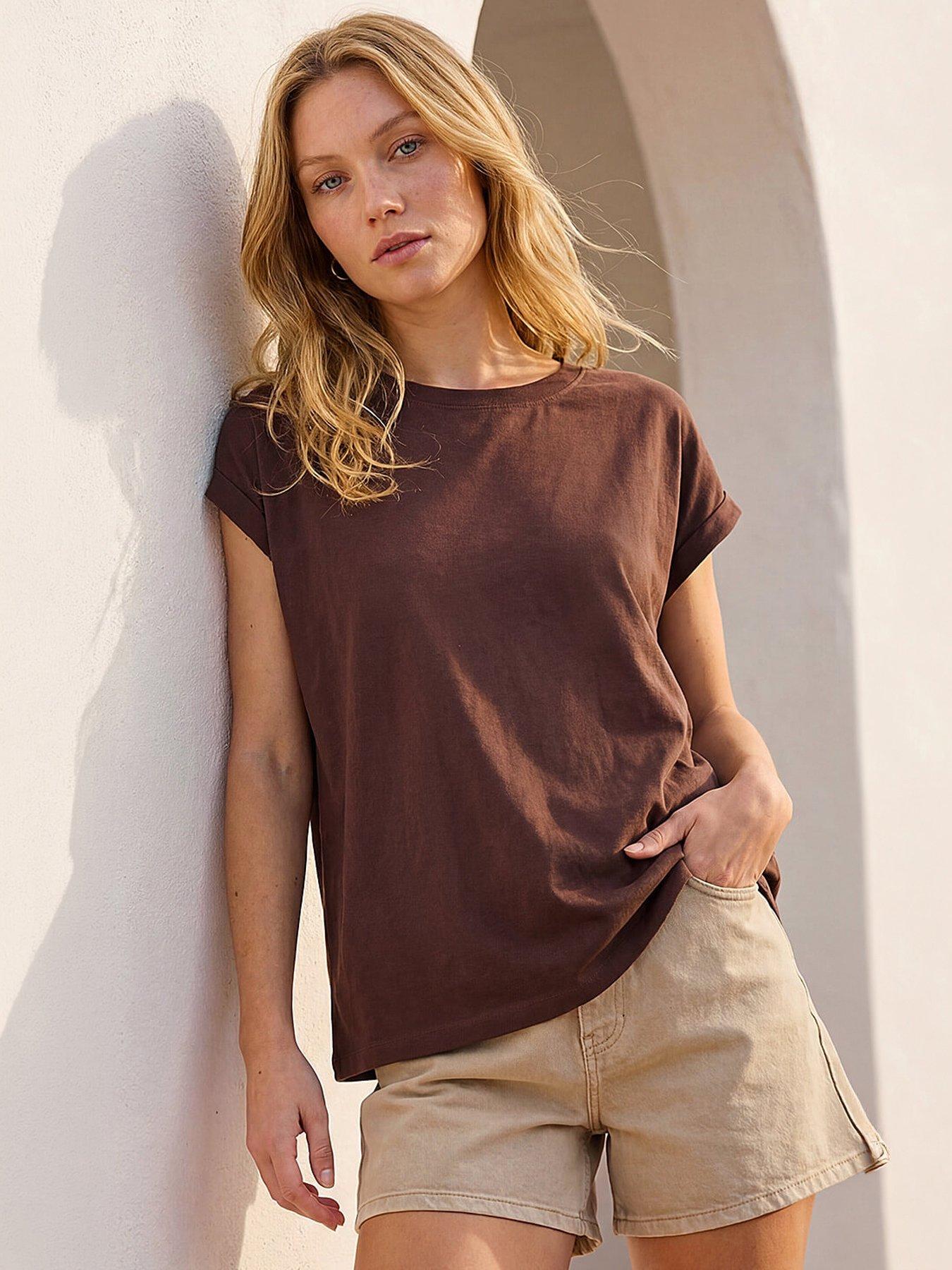 Image 1 of 5 of Roman Stretch Cotton Jersey T-Shirt