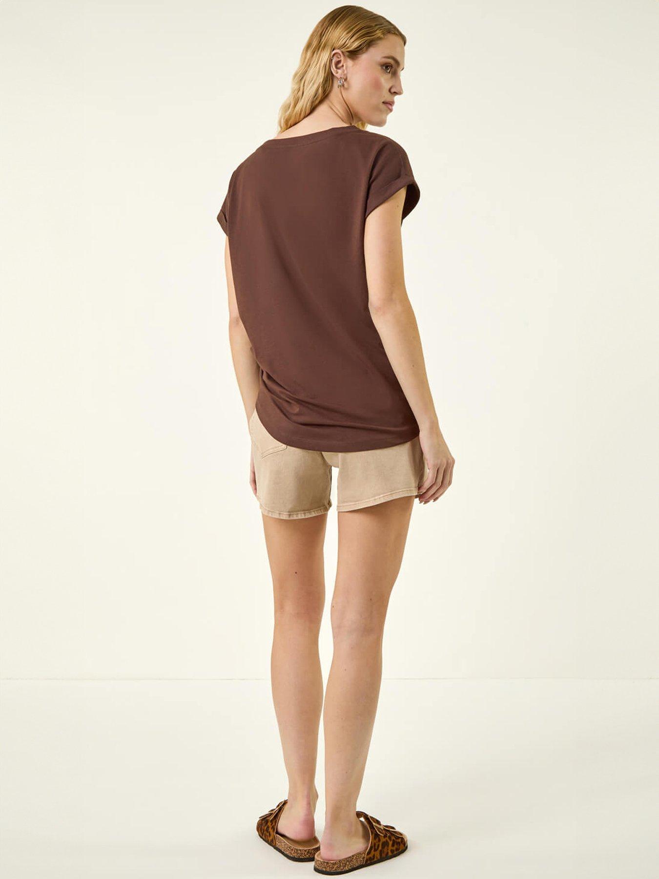 Image 2 of 5 of Roman Stretch Cotton Jersey T-Shirt