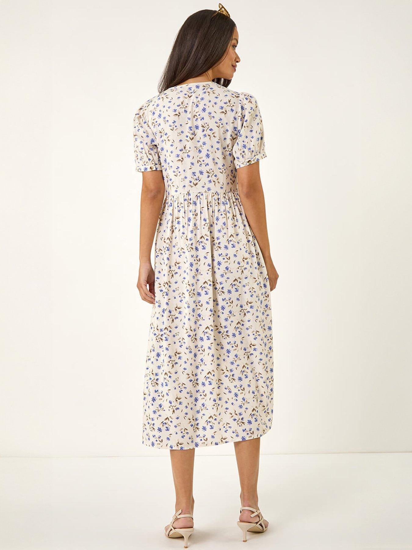 roman-dusk-ditsy-floral-buttoned-midi-dressstillFront