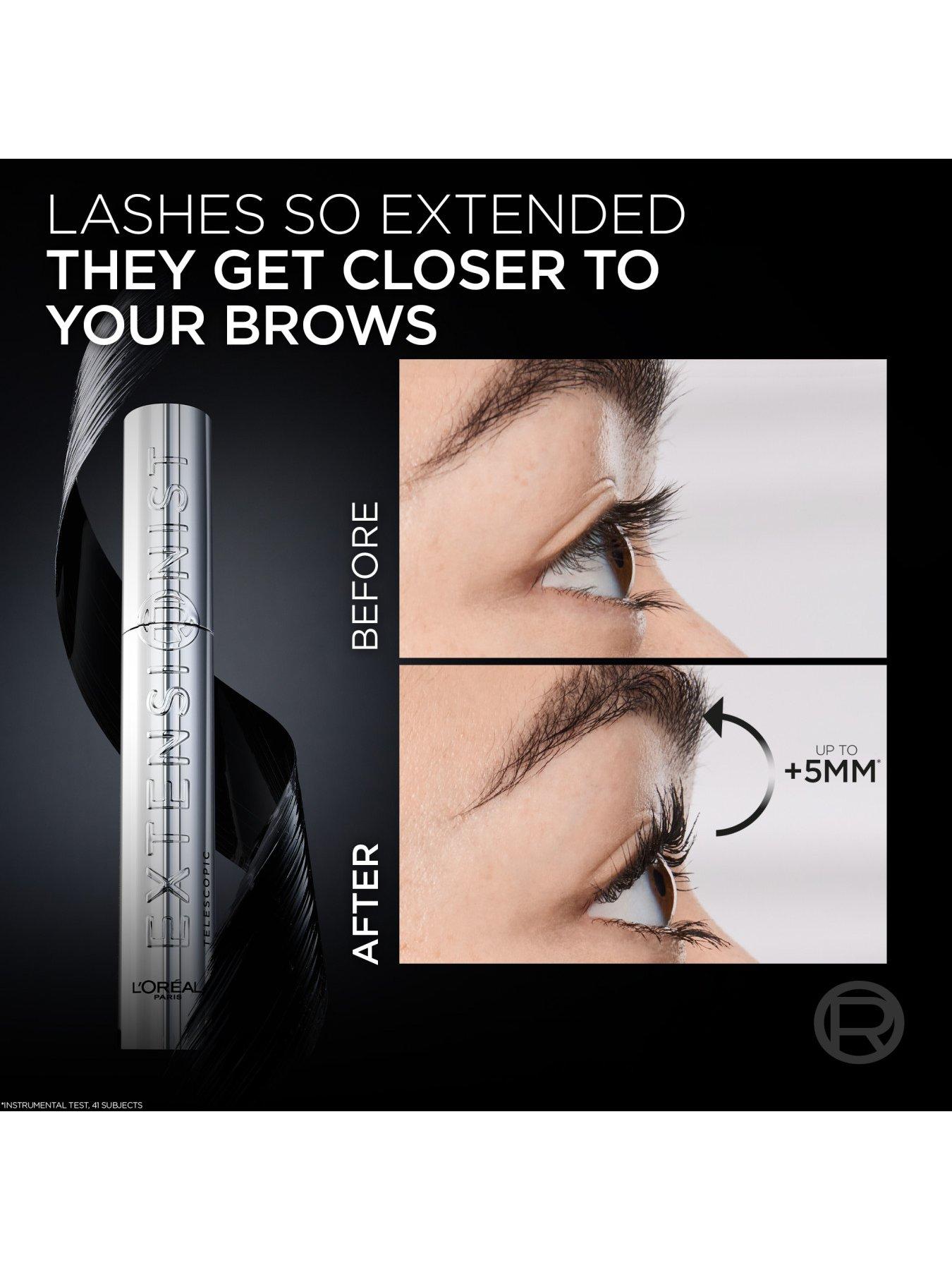 Image 6 of 7 of L'Oreal Paris Telescopic Extensionist Lengthening & Curling Mascara Black