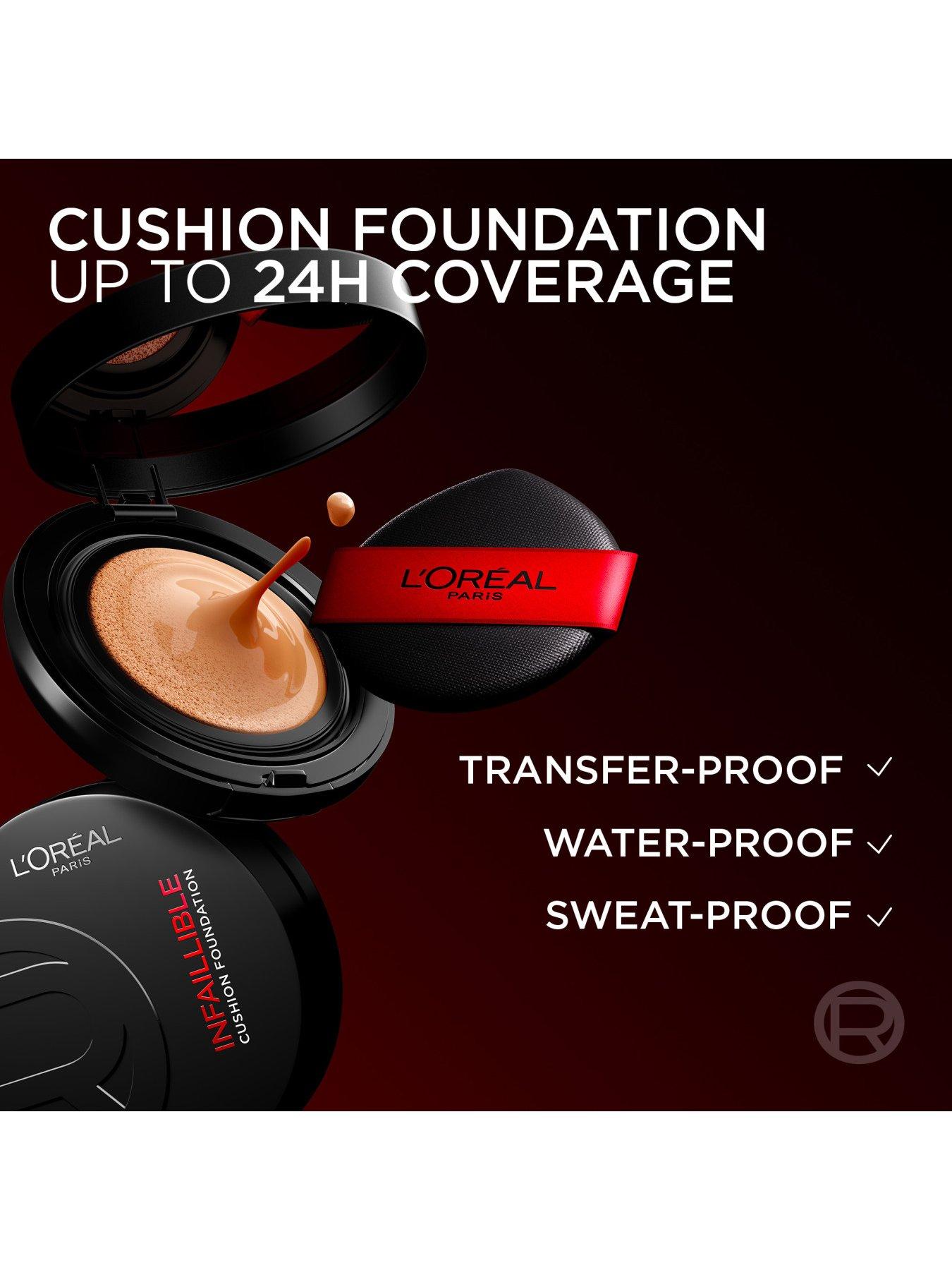 Image 4 of 7 of L'Oreal Paris Infallible Air Wear Cushion Foundation Shade 130