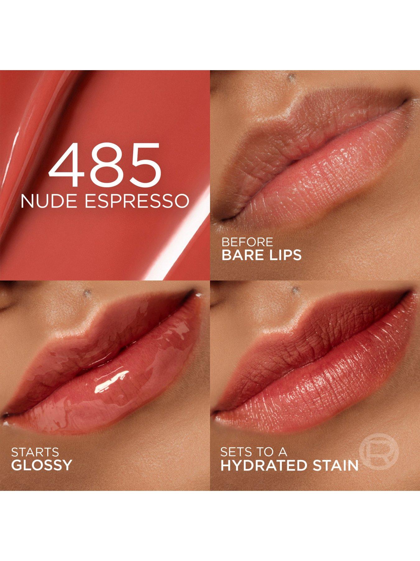 Image 4 of 7 of L'Oreal Paris L'Oreal Paris Hyaluron Tint Lip Stain Serum, Hydrating Lip Stain - 485 Nude Espresso
