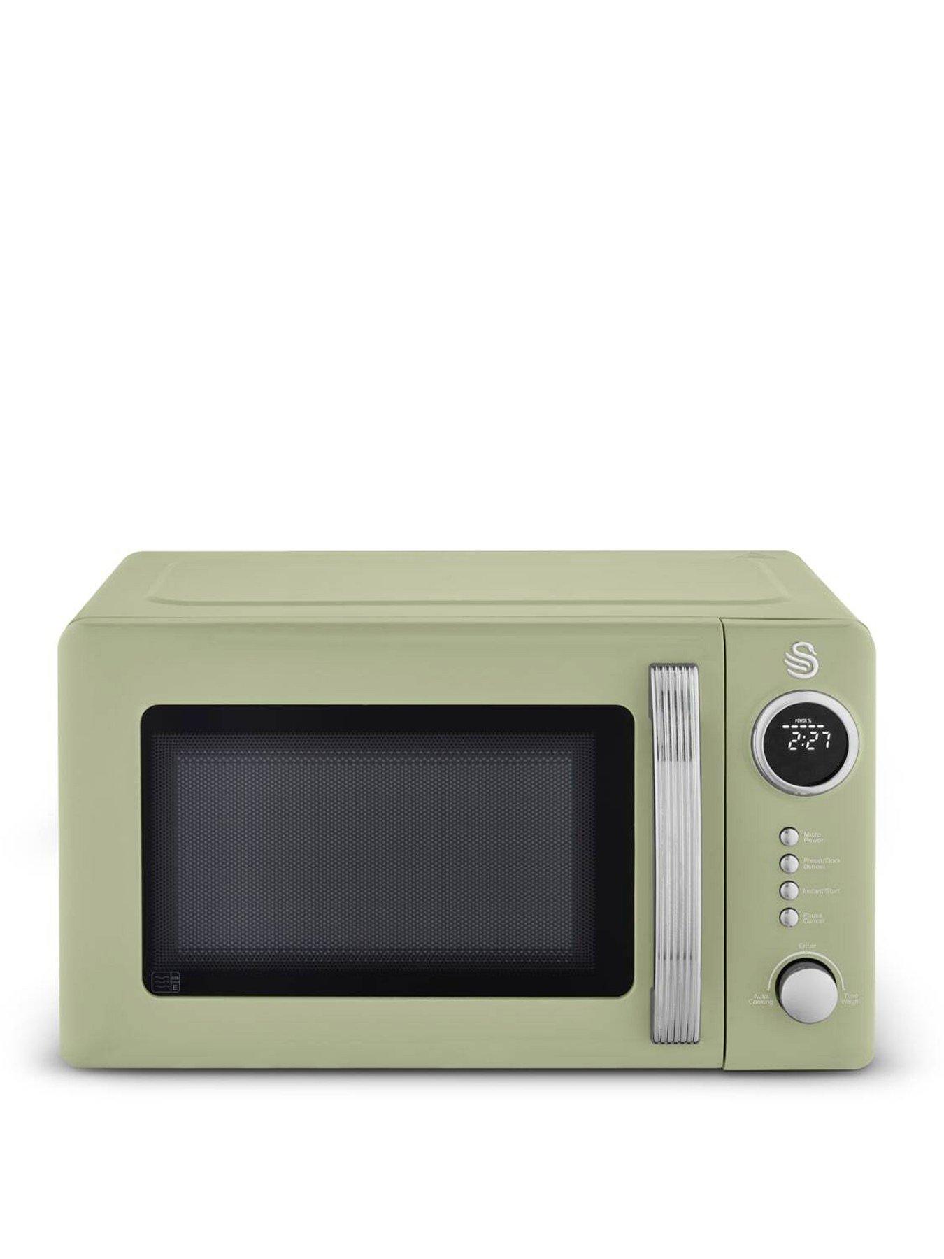 swan-retro-20l-digital-microwave-with-5-power-levels-led-display-800w-green