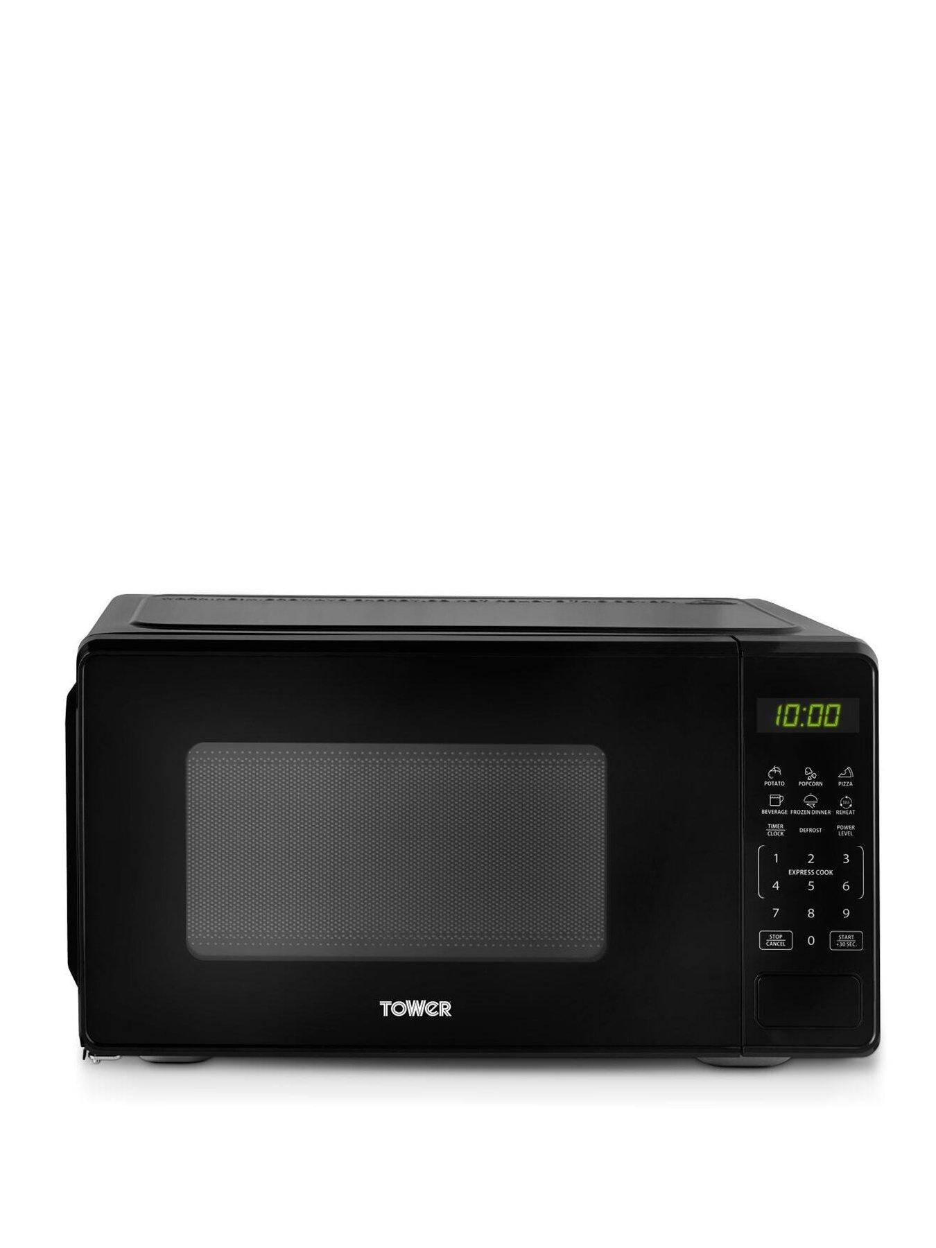 Image 1 of 6 of Tower 20L 800W Digital Microwave with 11 Power Levels, LED Display, Black