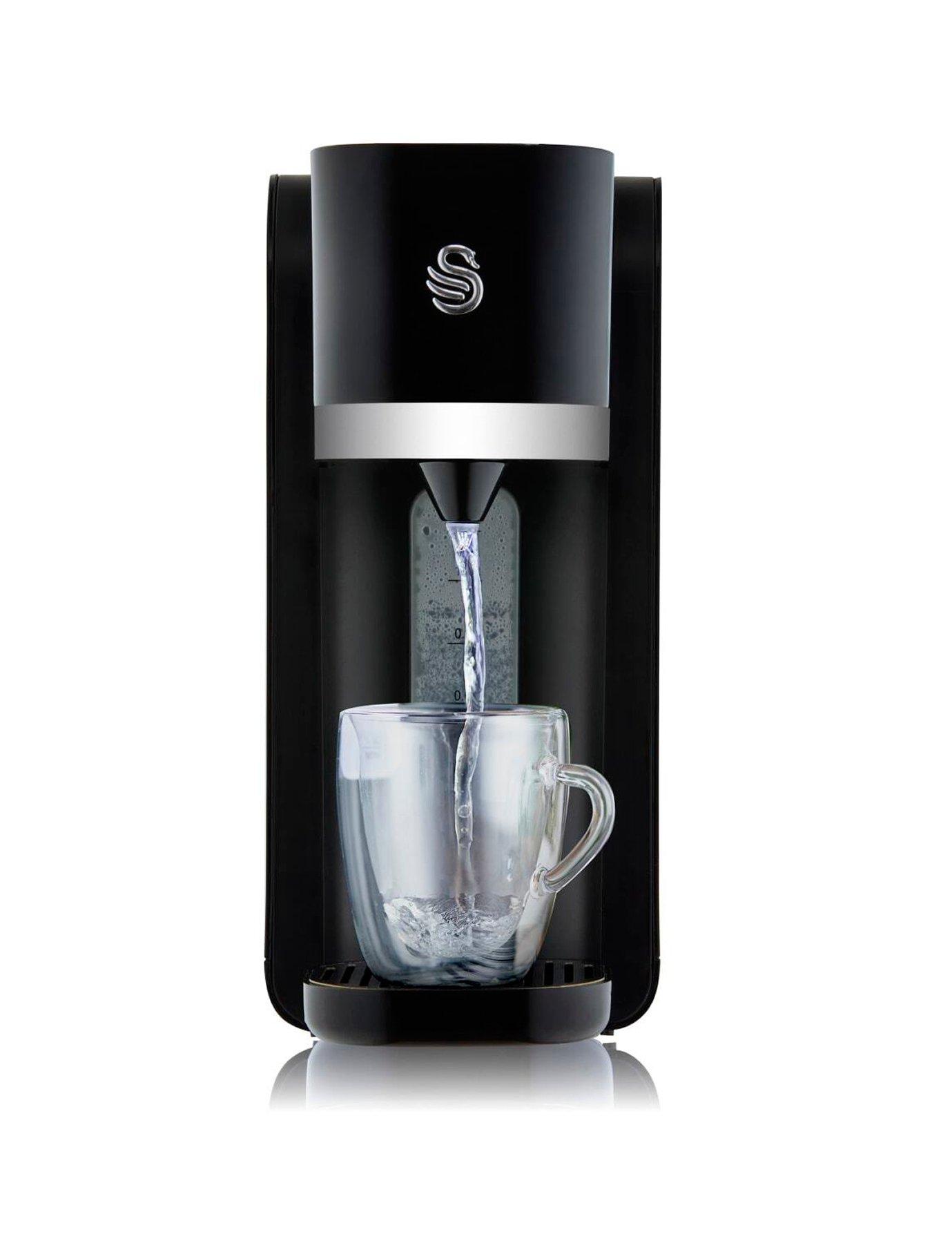 Swan Instant Hot Water Dispenser With 1.5L Tank Capacity, Removable Drip Tray, Black in One Colour