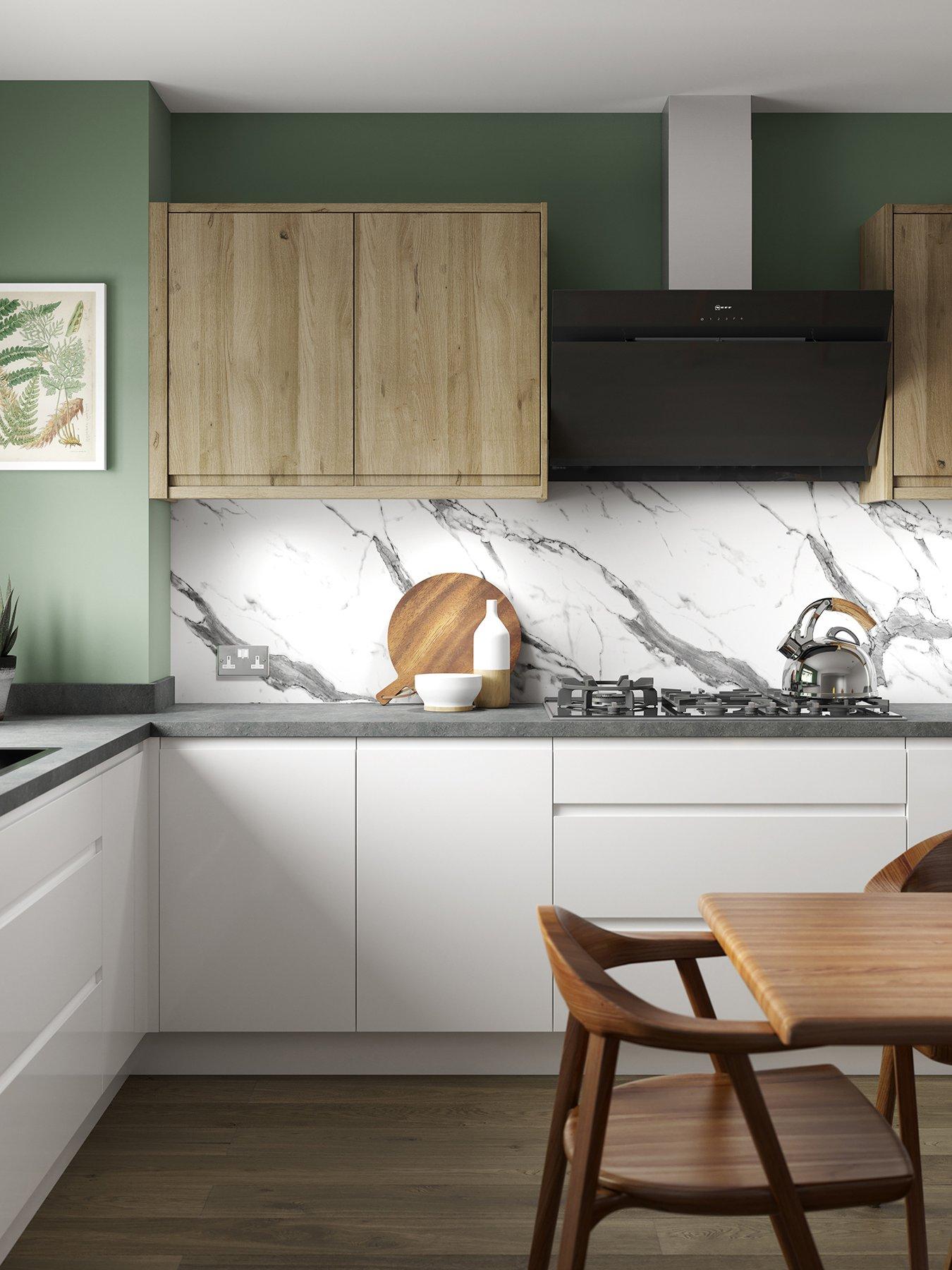 WilsonArt Alloy White Marble 3m Splashback
