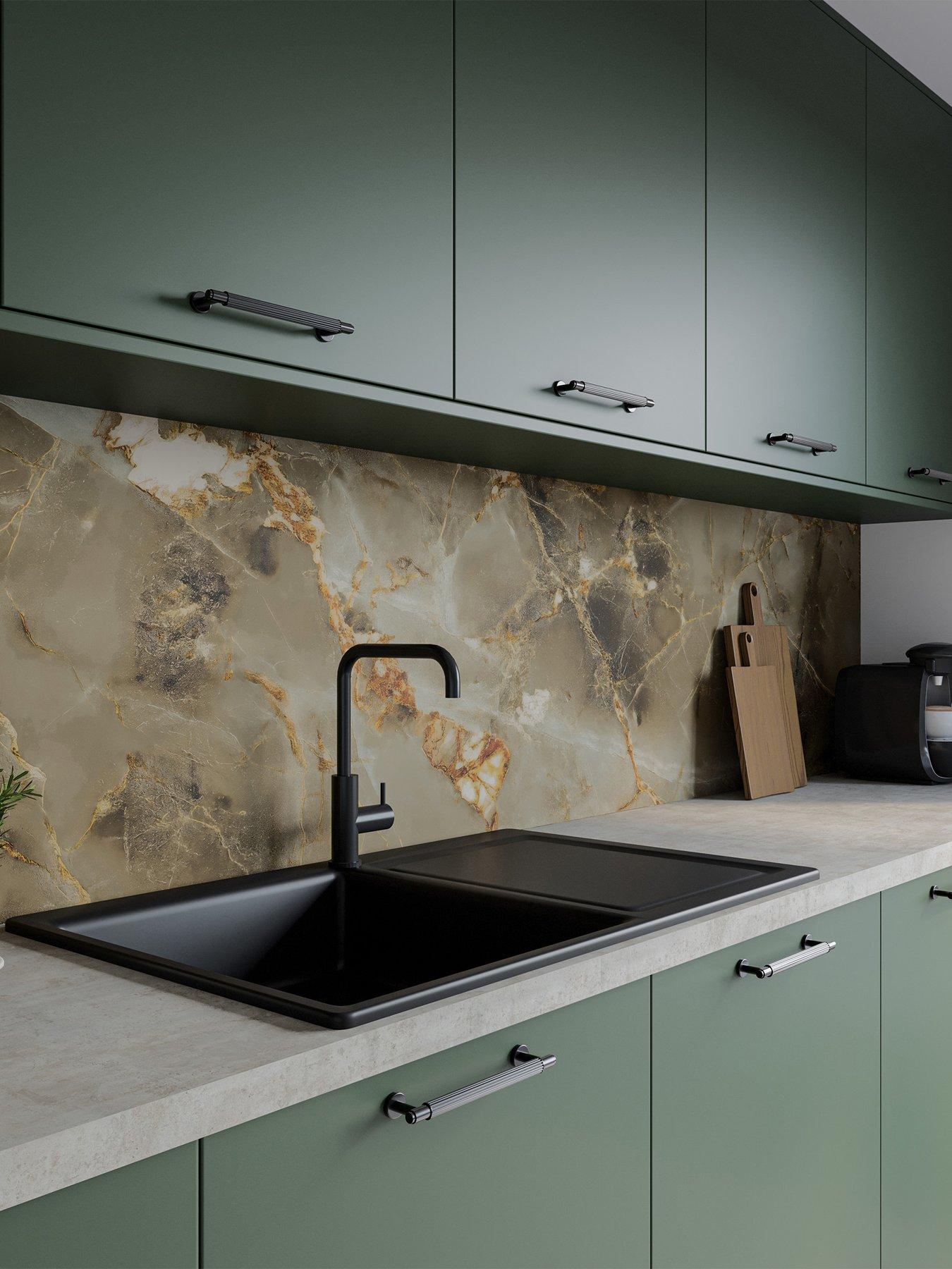WilsonArt ALLOY Aurora Gold Kitchen Splashback - 3000x750mmx4mm