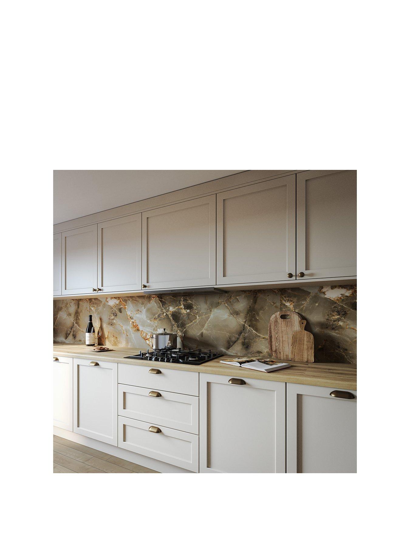 Image 2 of 4 of WilsonArt Alloy Aurora Gold 3m Splashback