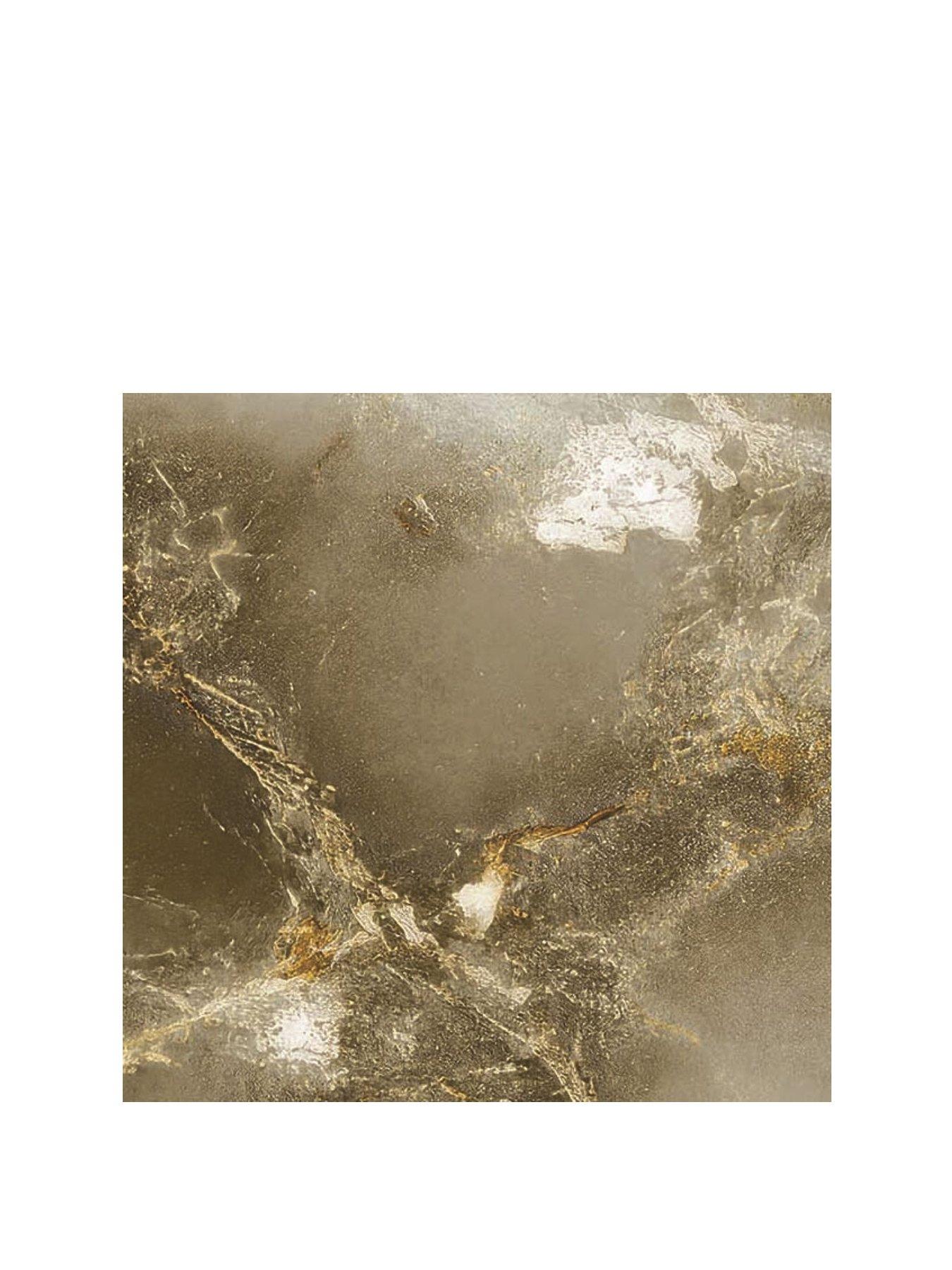 Image 2 of 3 of WilsonArt ALLOY Aurora Gold Kitchen Hob Splashback - 600x800mm
