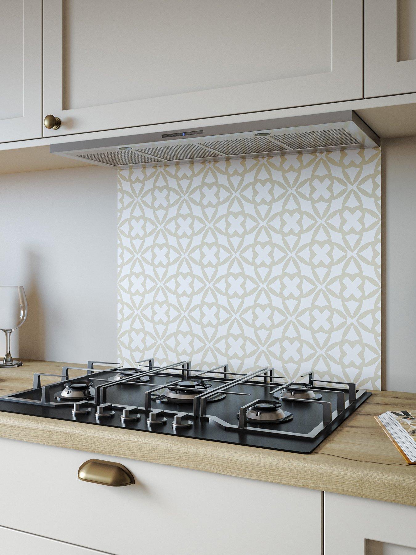 WilsonArt Alloy Stone Tessera 600mm Wide Hob Splashback