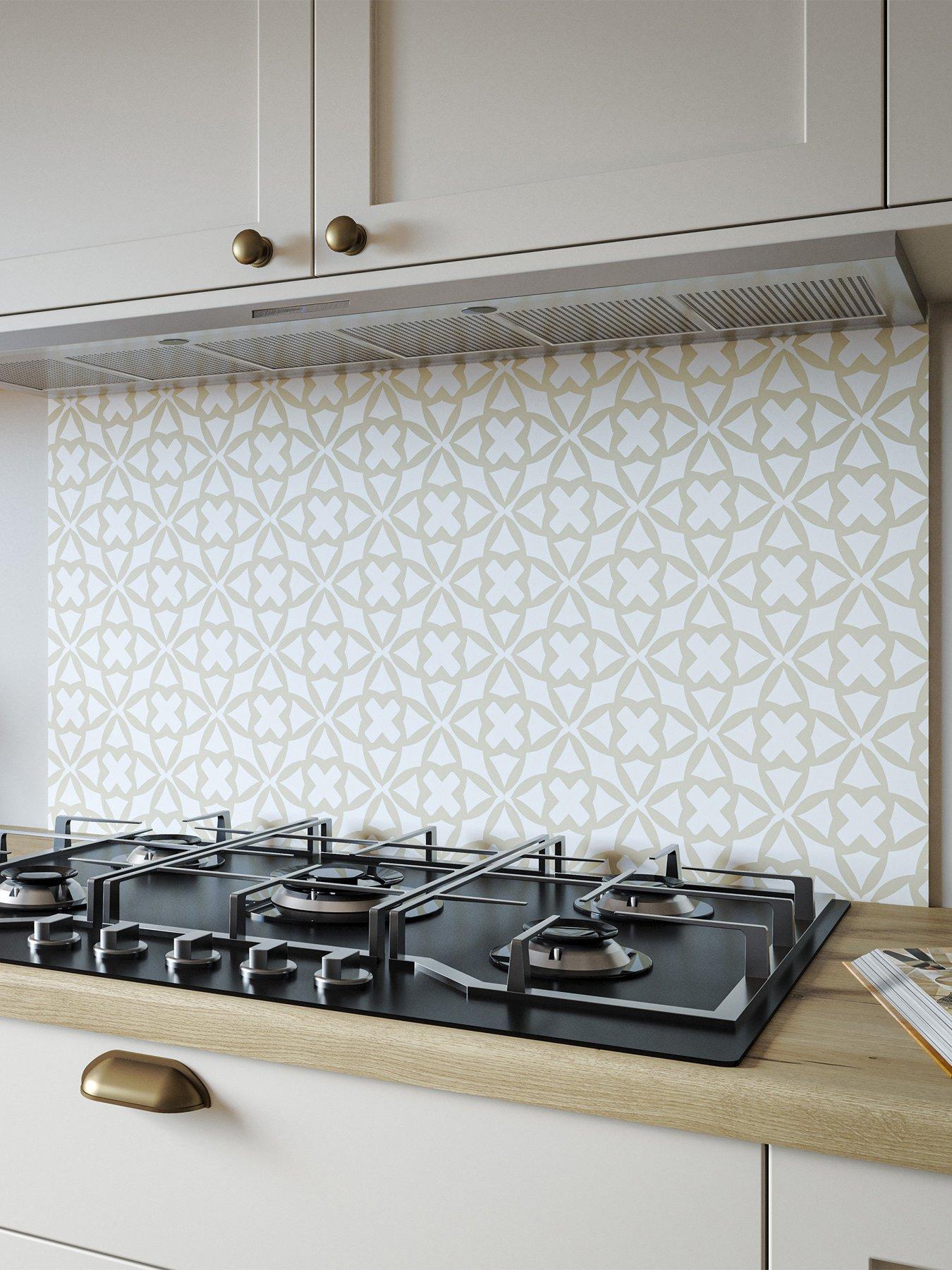 WilsonArt Alloy Stone Tessera 900mm Wide Hob Splashback