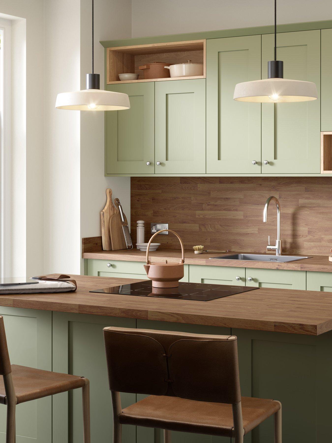 WilsonArt Plus  Colmar Oak Postformed Laminate Kitchen Worktop - 4100mm x 600mm x 38mm
