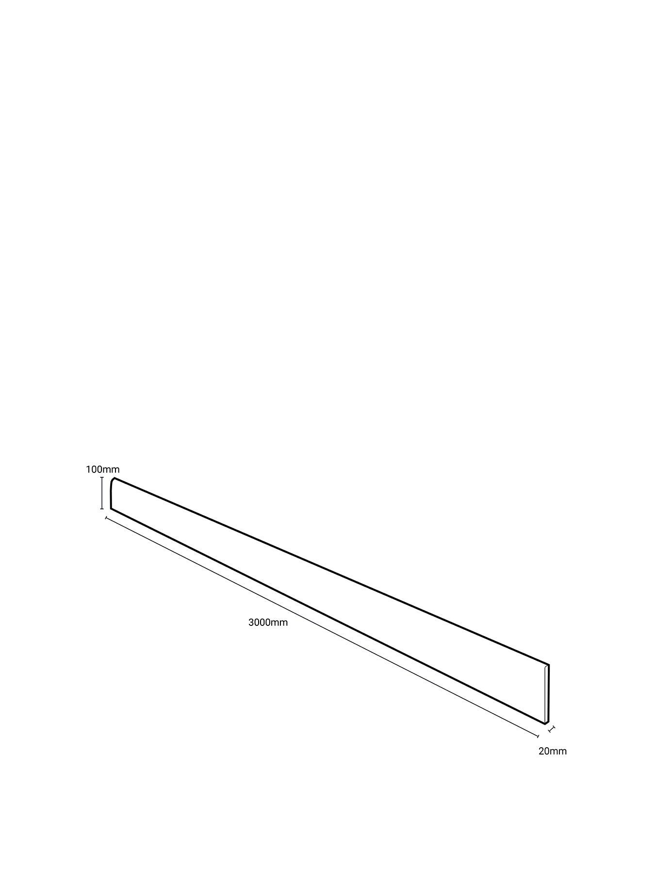 Image 2 of 4 of WilsonArt Options Plus Pure White Upstand Pf