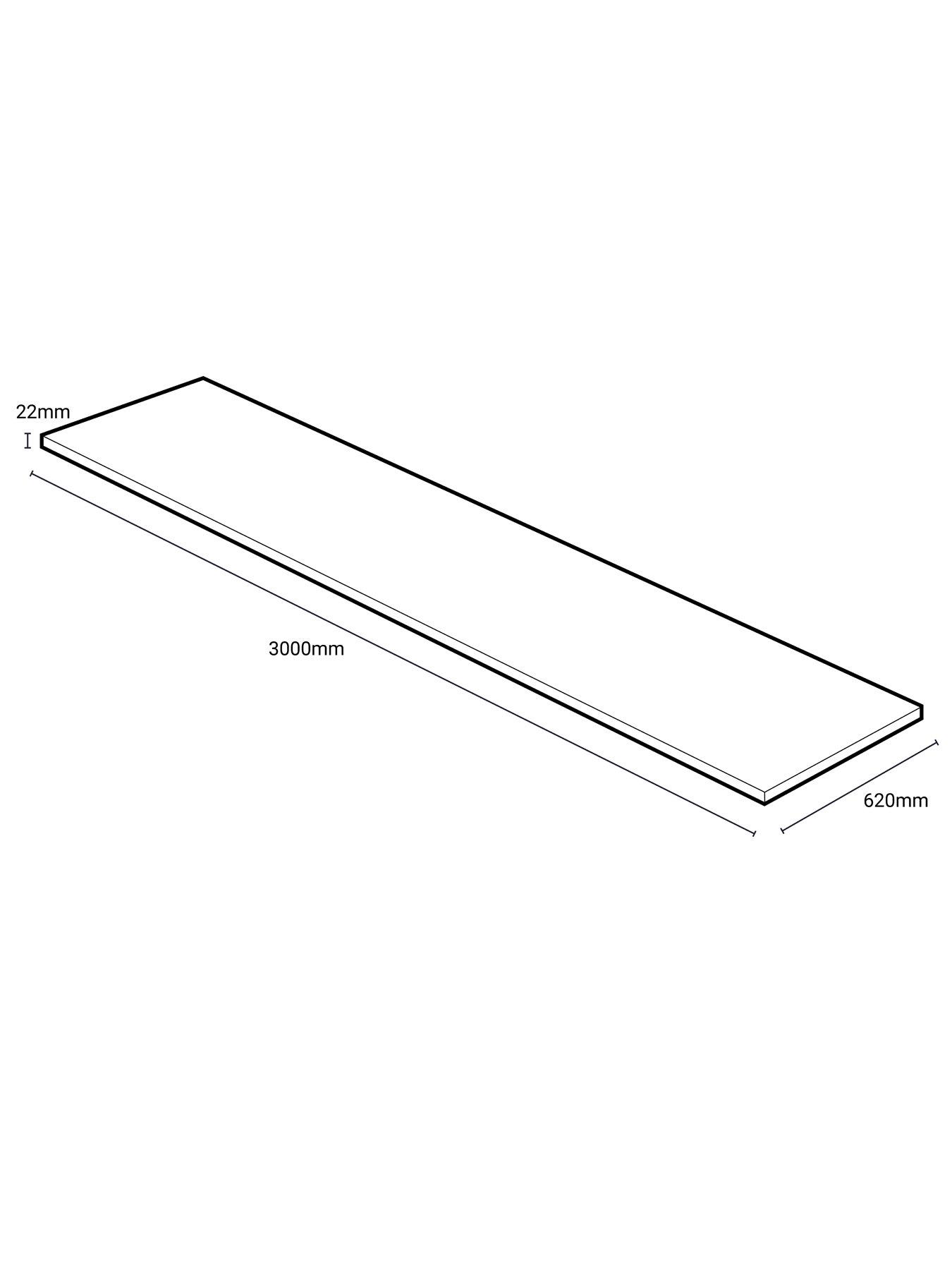 Image 5 of 5 of WilsonArt Omega Sleek Emperdora Marble 3m Worktop Squ