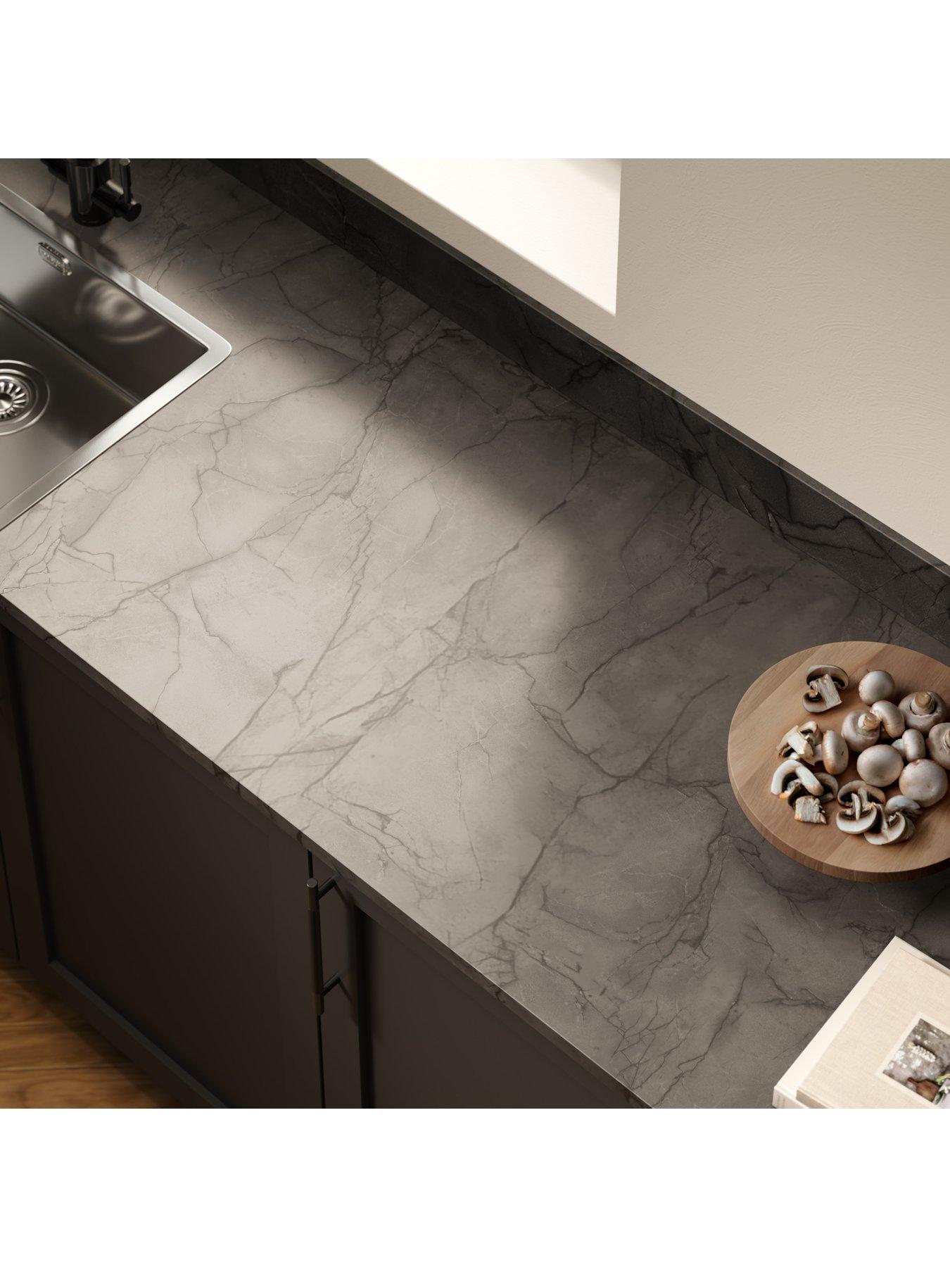 Image 3 of 5 of WilsonArt Omega Sleek Emperdora Marble 3m Breakfast Bar Squ