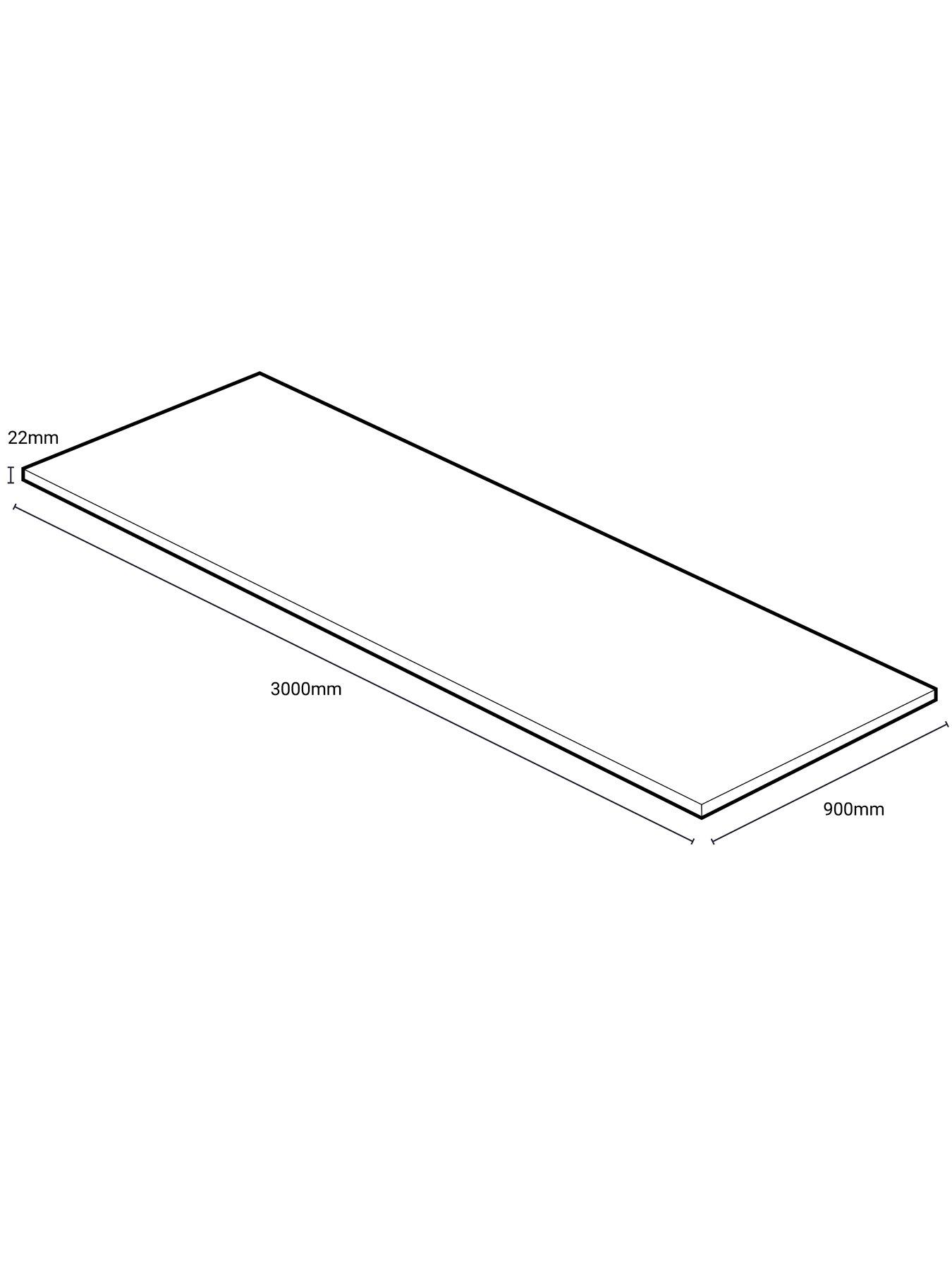 Image 5 of 5 of WilsonArt Omega Sleek Emperdora Marble 3m Breakfast Bar Squ