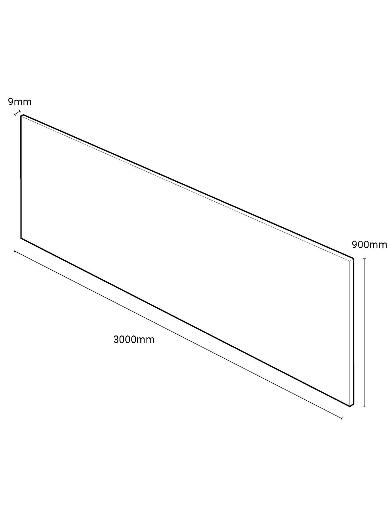 Image 4 of 4 of WilsonArt Omega Sleek Emperdora Marble Splashback Squ