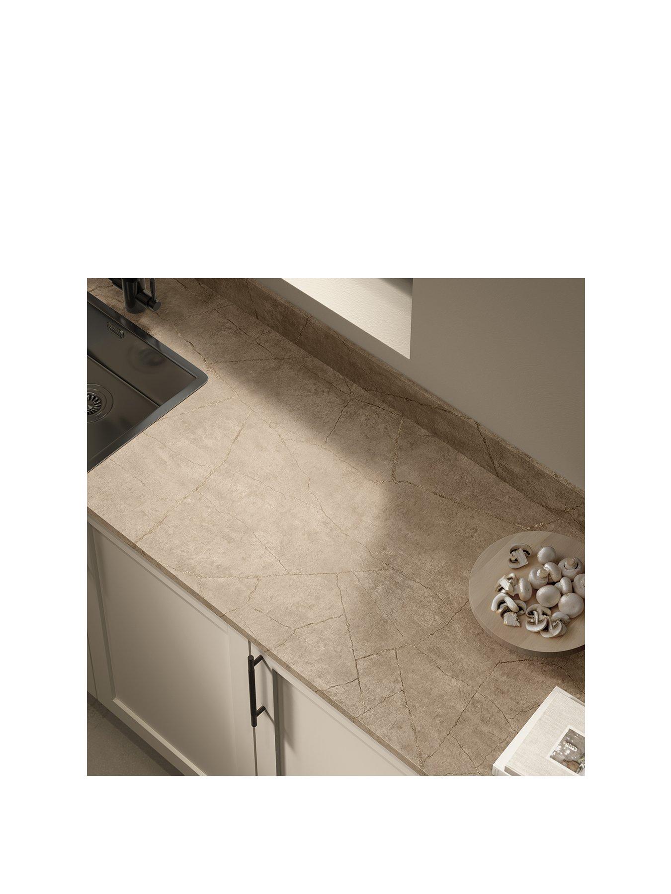 Image 2 of 5 of WilsonArt Omega Sleek Minos Stone Splashback Squ
