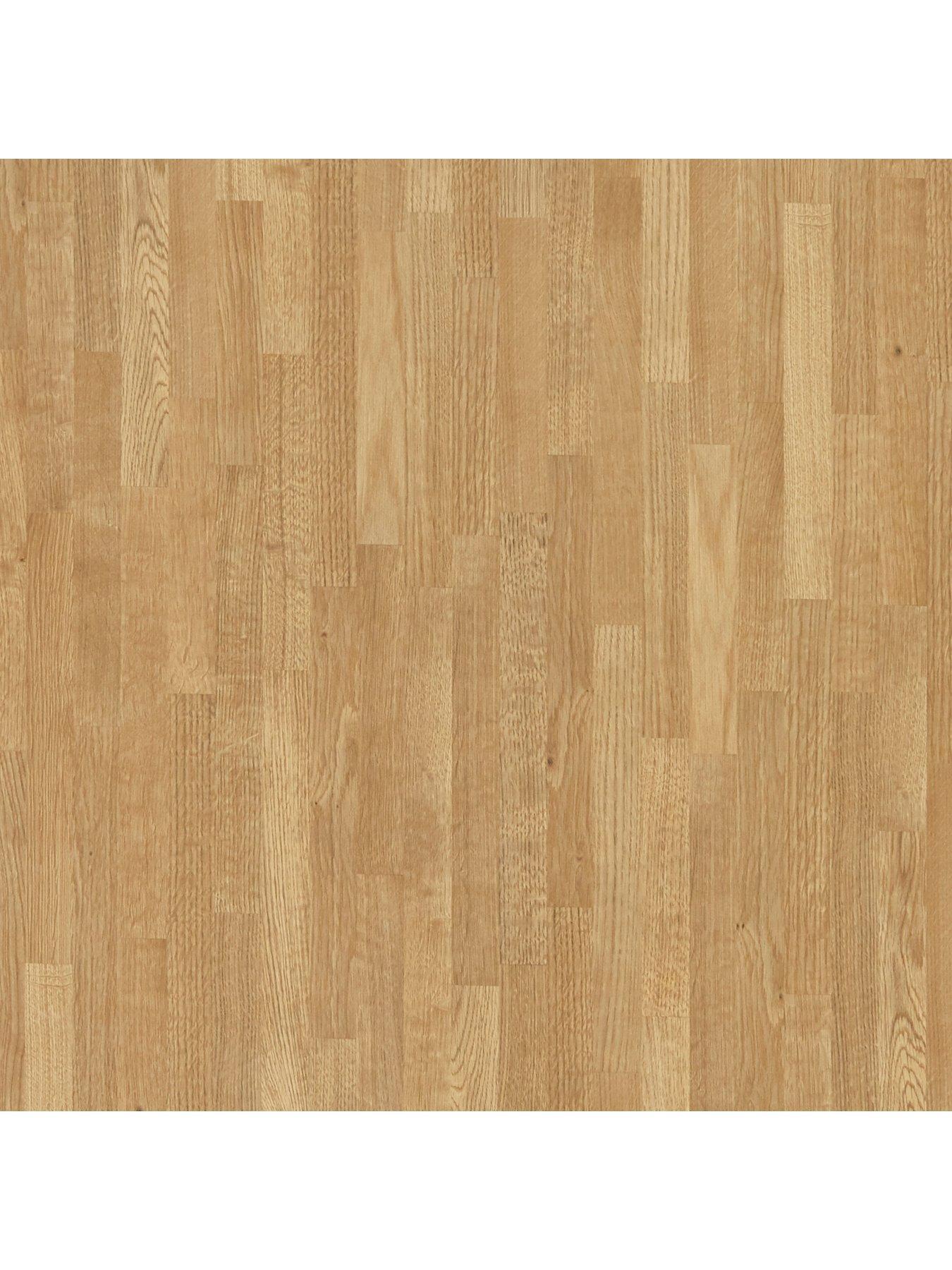 Image 4 of 5 of WilsonArt Omega Modern Natural Block Oak Splashback Squ