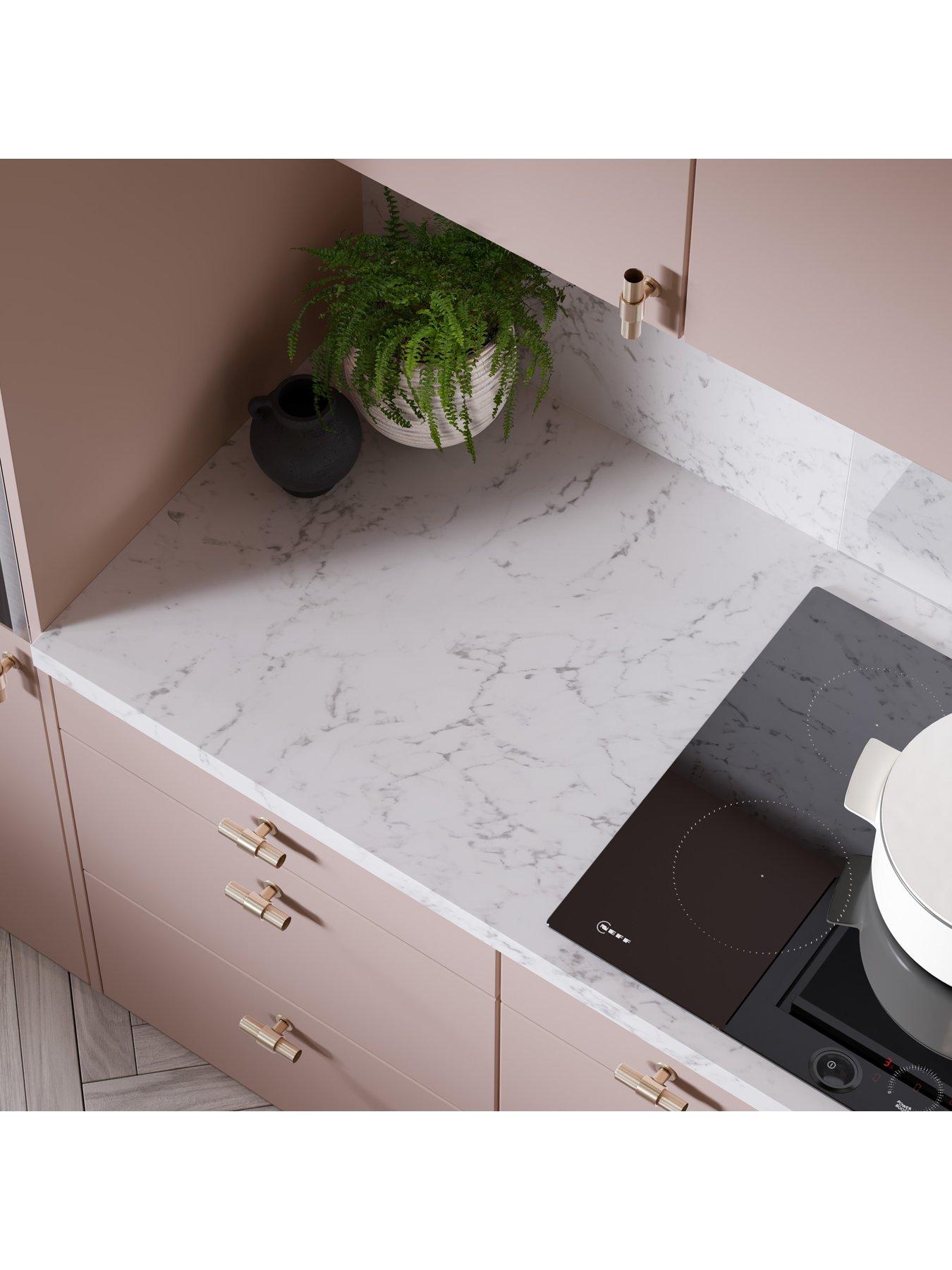 Image 3 of 6 of WilsonArt Omega Modern Tuscany Marble 4.1m Worktop Squ