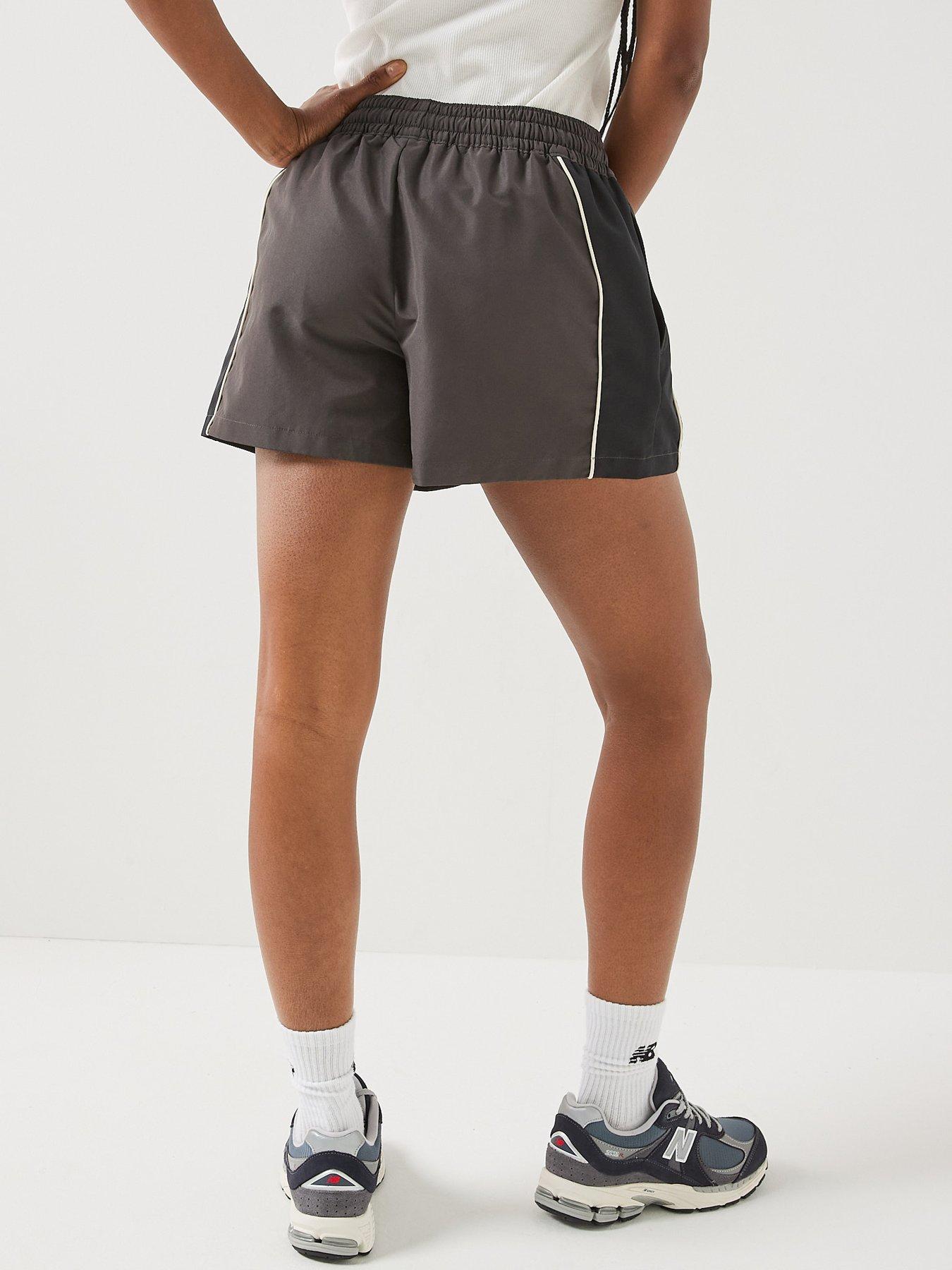 Image 2 of 6 of New Balance Women's Trackside Woven Short - Black Cement