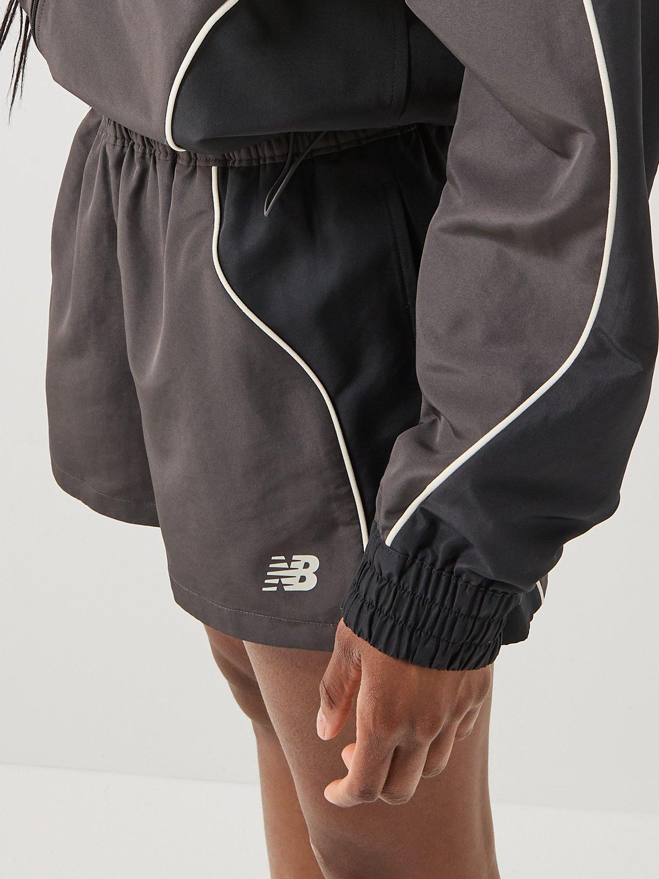 Image 5 of 6 of New Balance Women's Trackside Woven Short - Black Cement