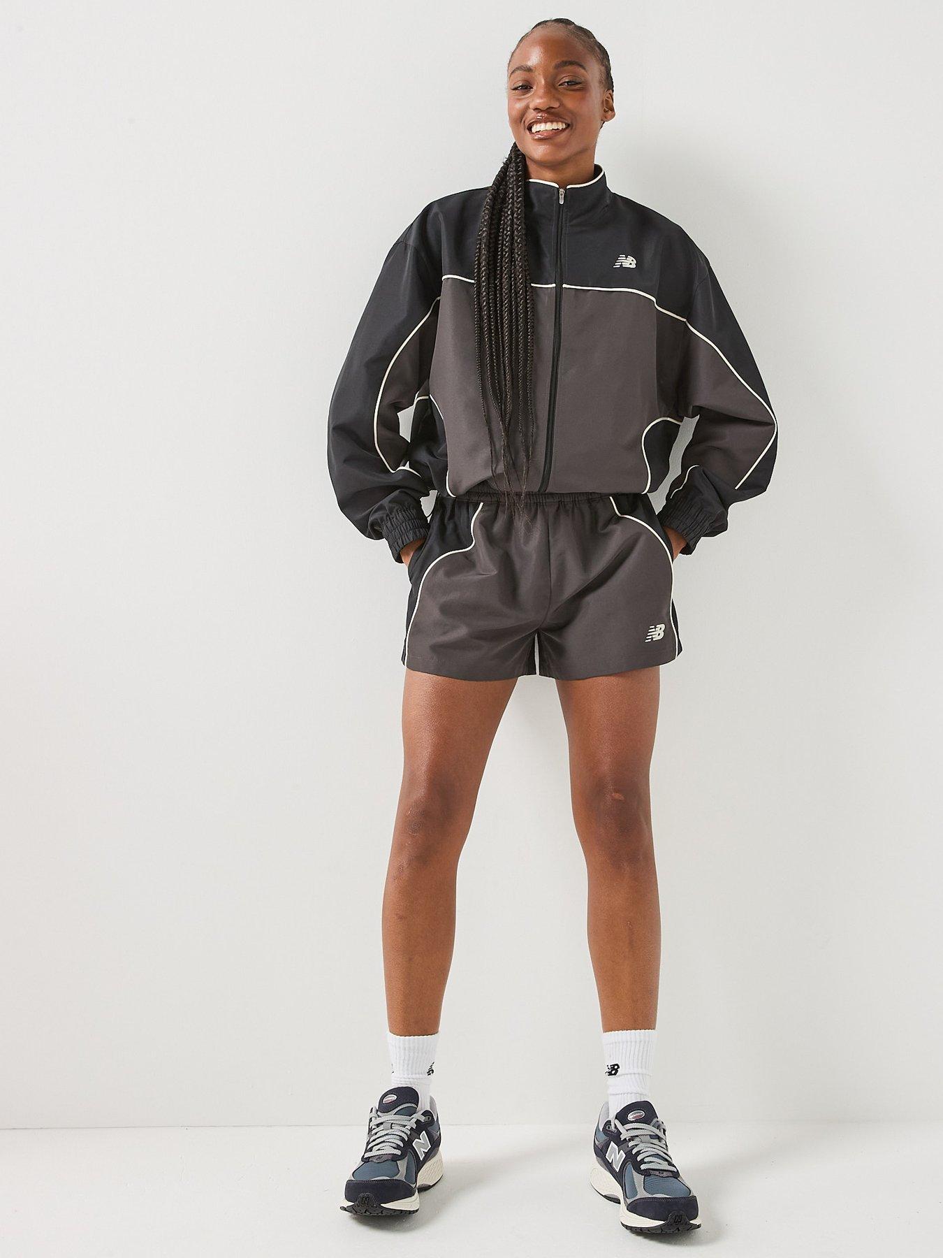 Image 6 of 6 of New Balance Women's Trackside Woven Short - Black Cement