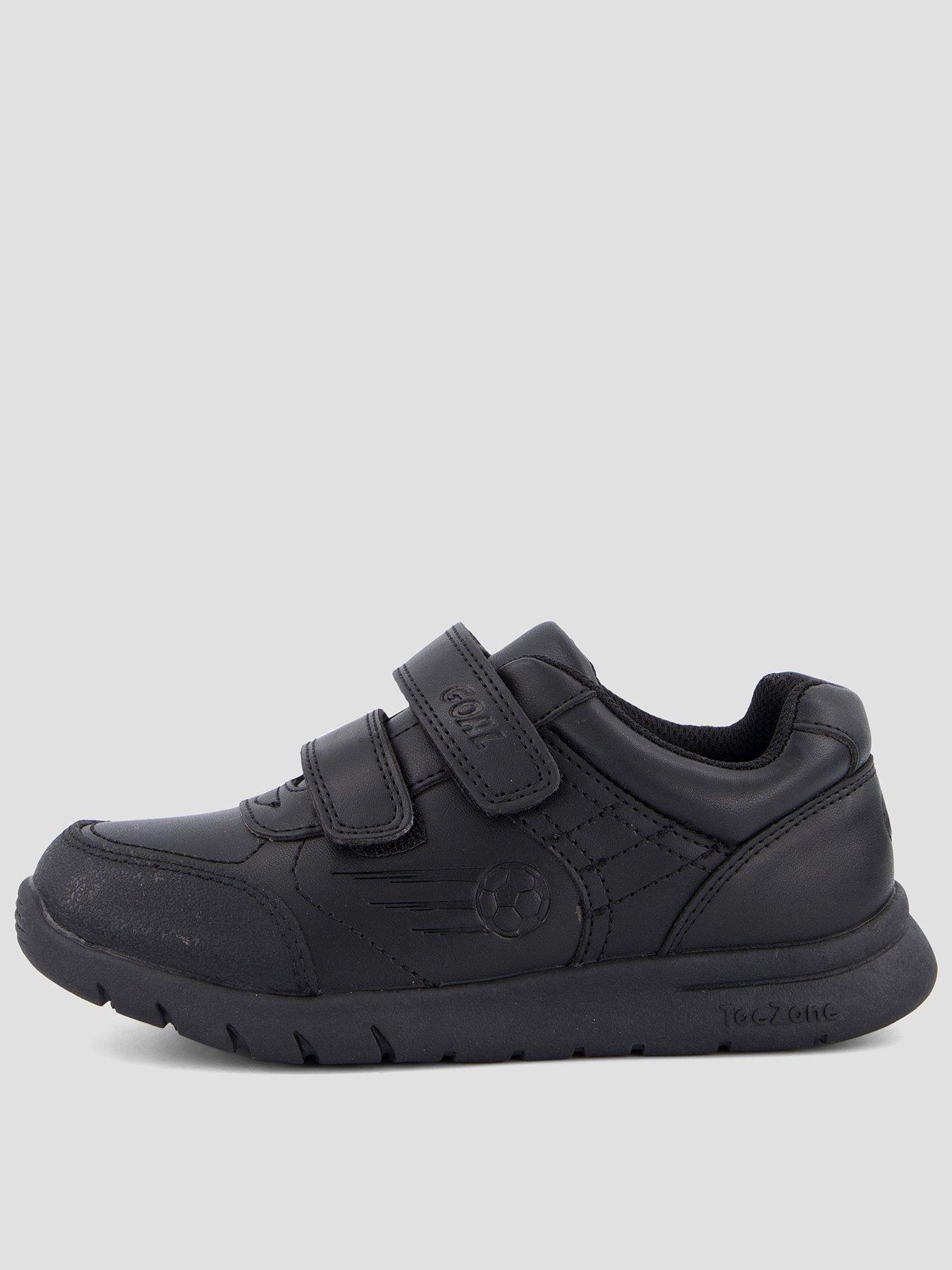 Image 1 of 7 of The Very Collection Toezone Younger Boys Alex Football School Shoe Trainers - Black