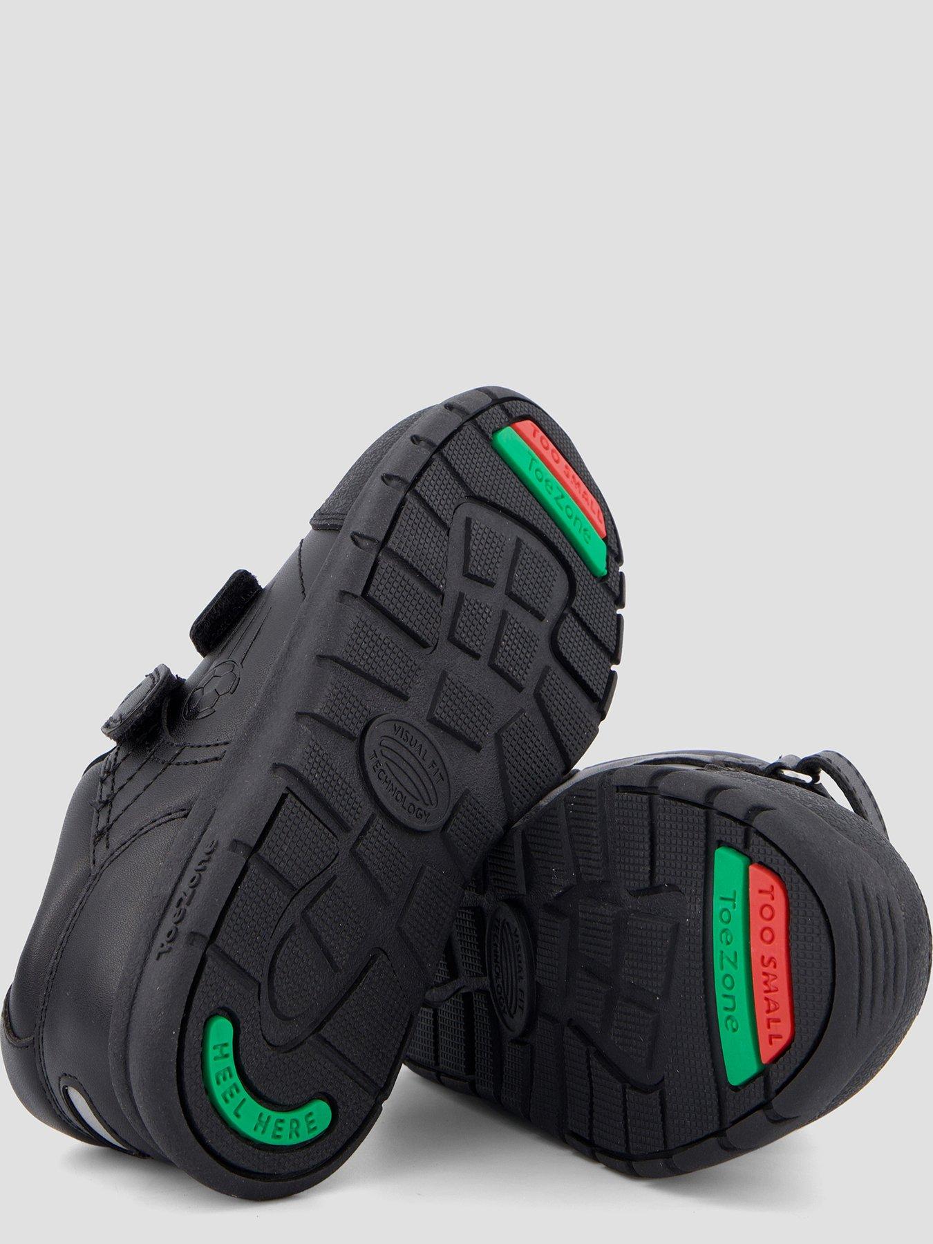 Image 4 of 7 of The Very Collection Toezone Younger Boys Alex Football School Shoe Trainers - Black