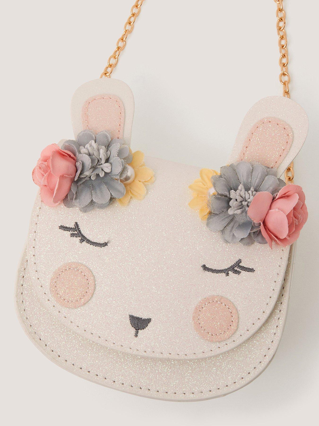 Image 3 of 4 of Monsoon Girls Bunny Flower Bag - Multi
