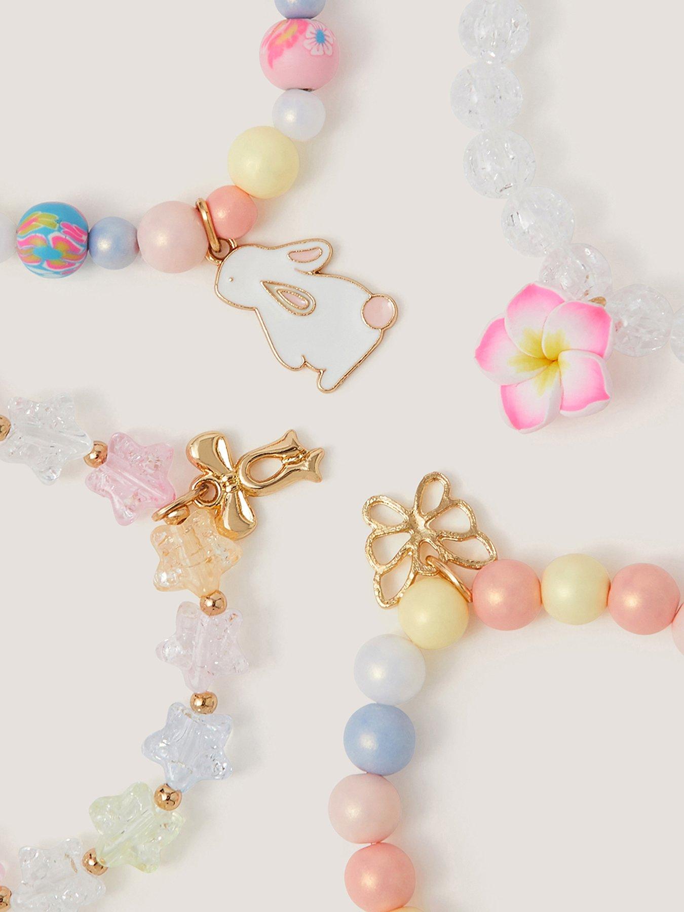 Image 3 of 4 of Monsoon Girls 4 Pack Easter Bracelets - Multi