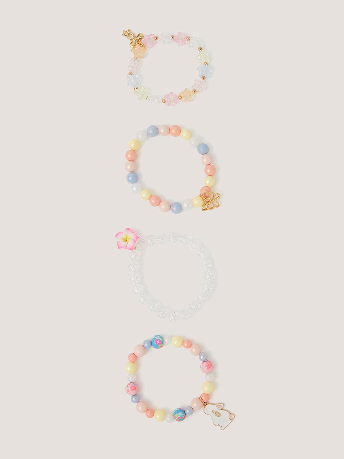 Image 4 of 4 of Monsoon Girls 4 Pack Easter Bracelets - Multi
